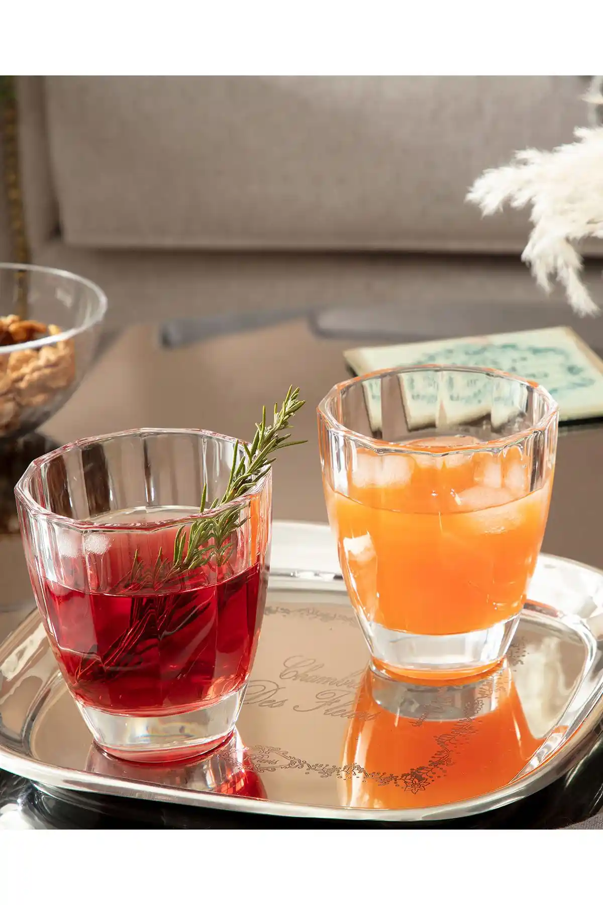 Madame Coco Fiona 4'lü Su Bardağı - Şık ve Dayanıklı Cam Seti Türkiye Üretimi