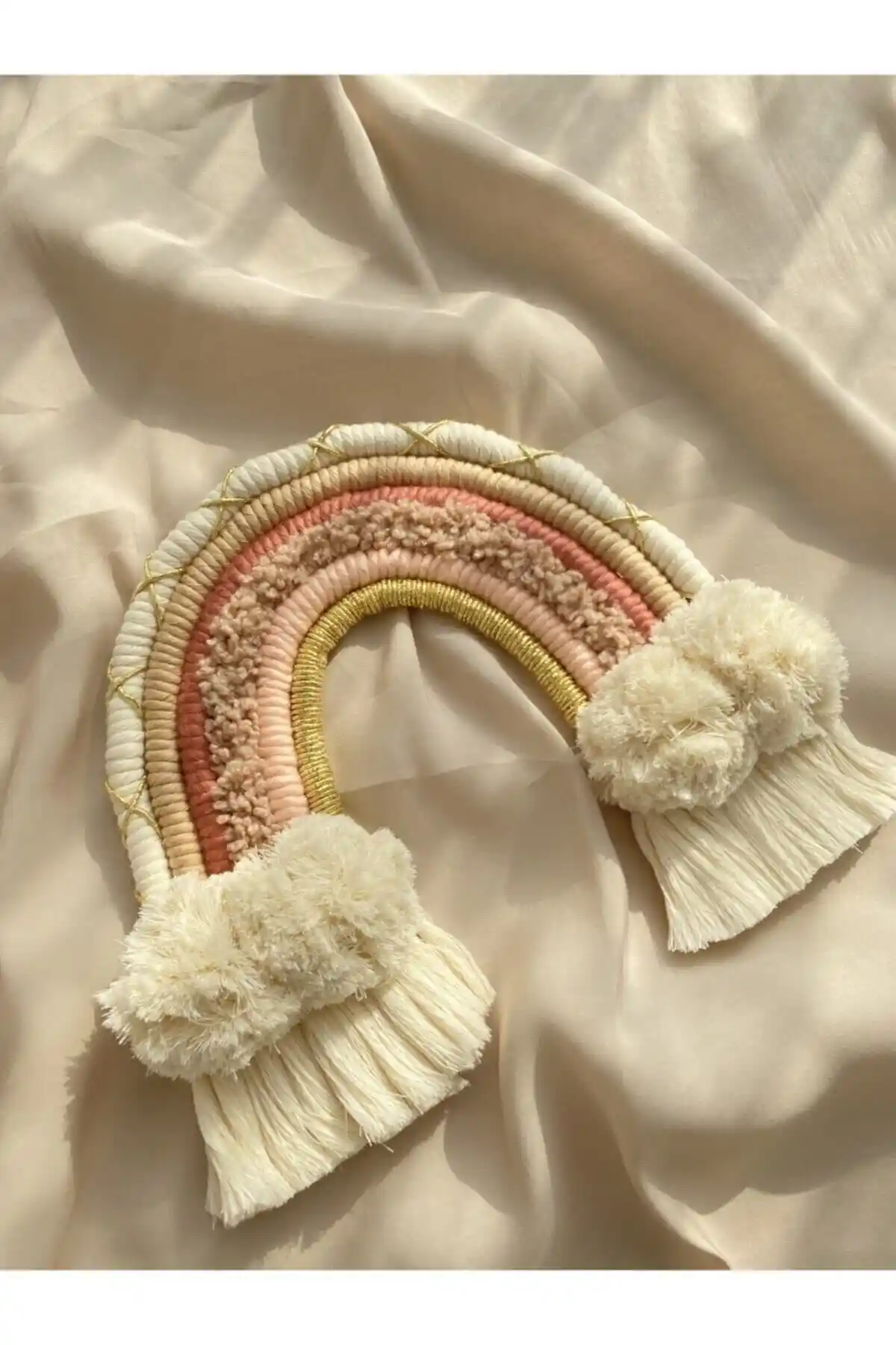 Makromedebulusalm Makrome Gökkuşağı Dekoratif Süs Ev İçin Doğa Temalı Tasarım