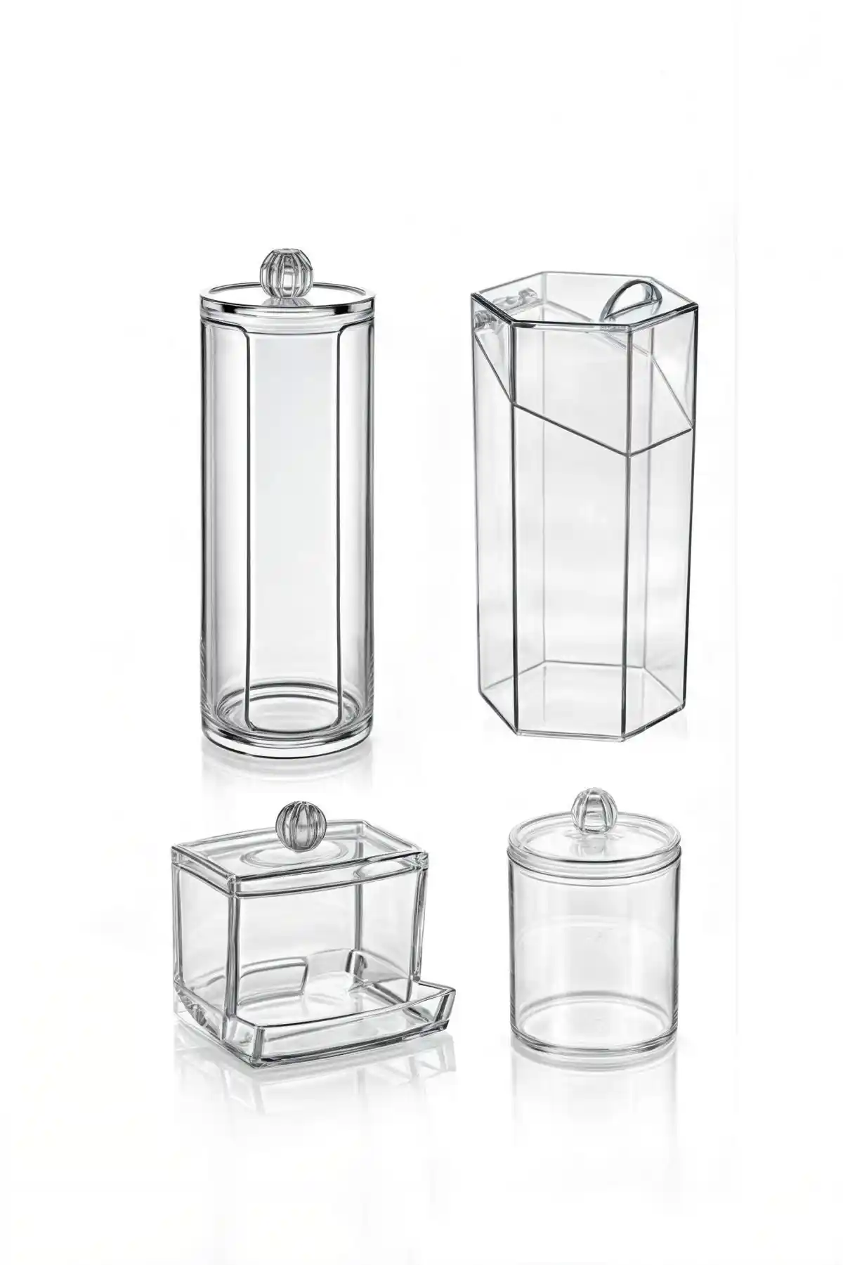 Makyaj Düzenleme ve Bakım İçin Şık ve Fonksiyonel Akrilik Set Ürünleri