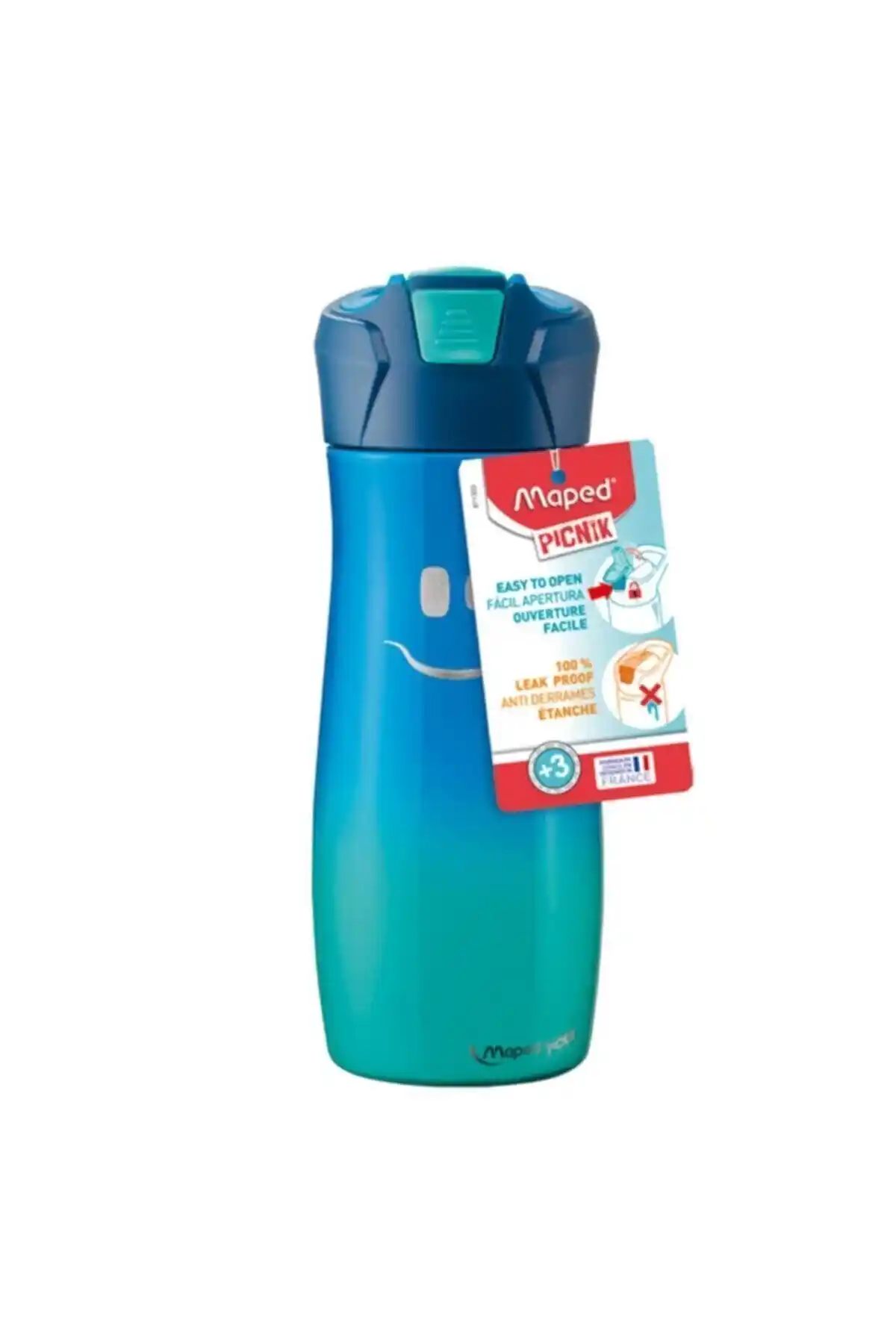 Maped Picnik 580ml Çelik Matara: Dayanıklı ve Şık Çocuklar İçin Pratik Su Şişesi