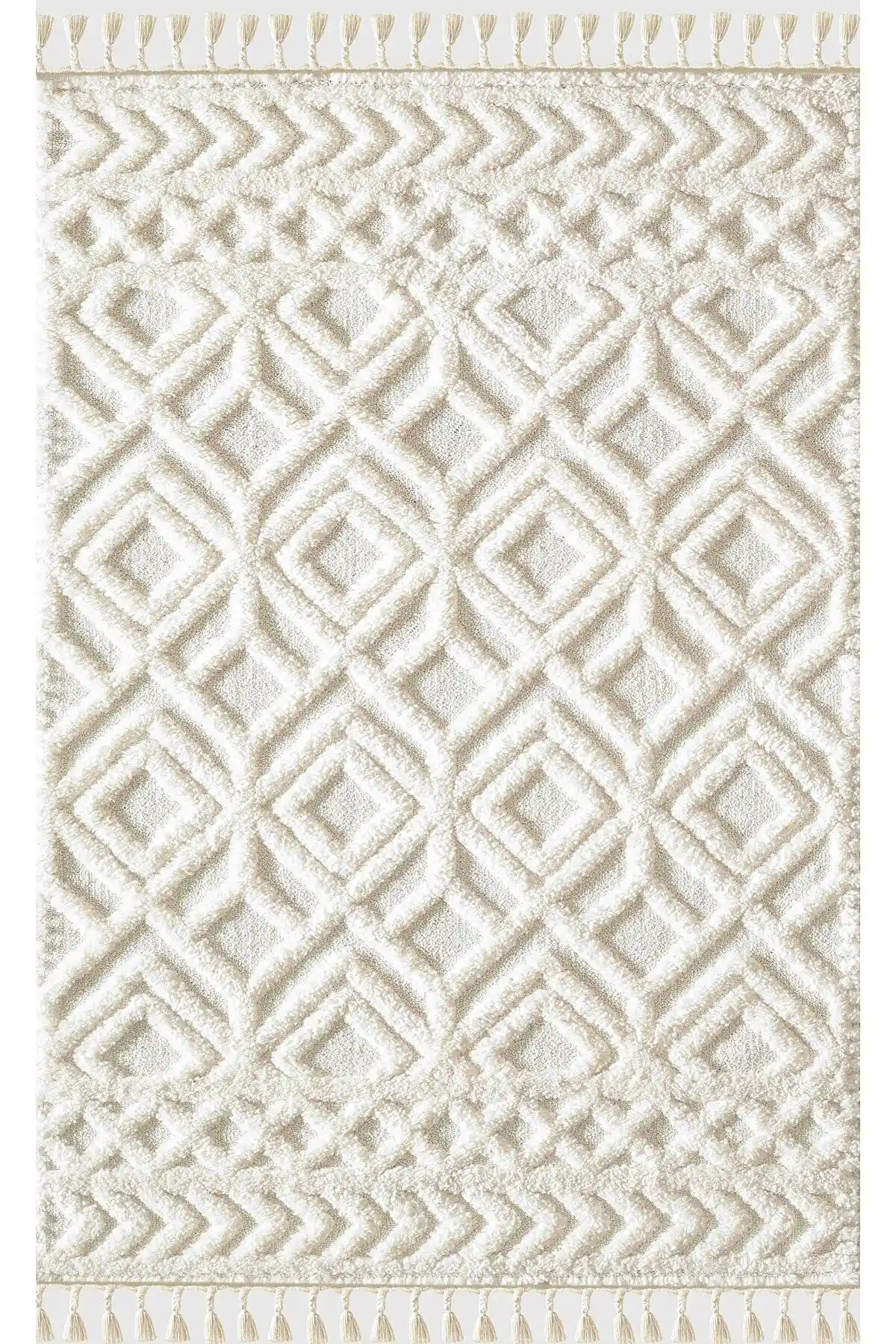 Mariesse Home Elit Bukleli Yu<muş>ak Peluş Post: Şık ve Dayanıklı Modern Halı