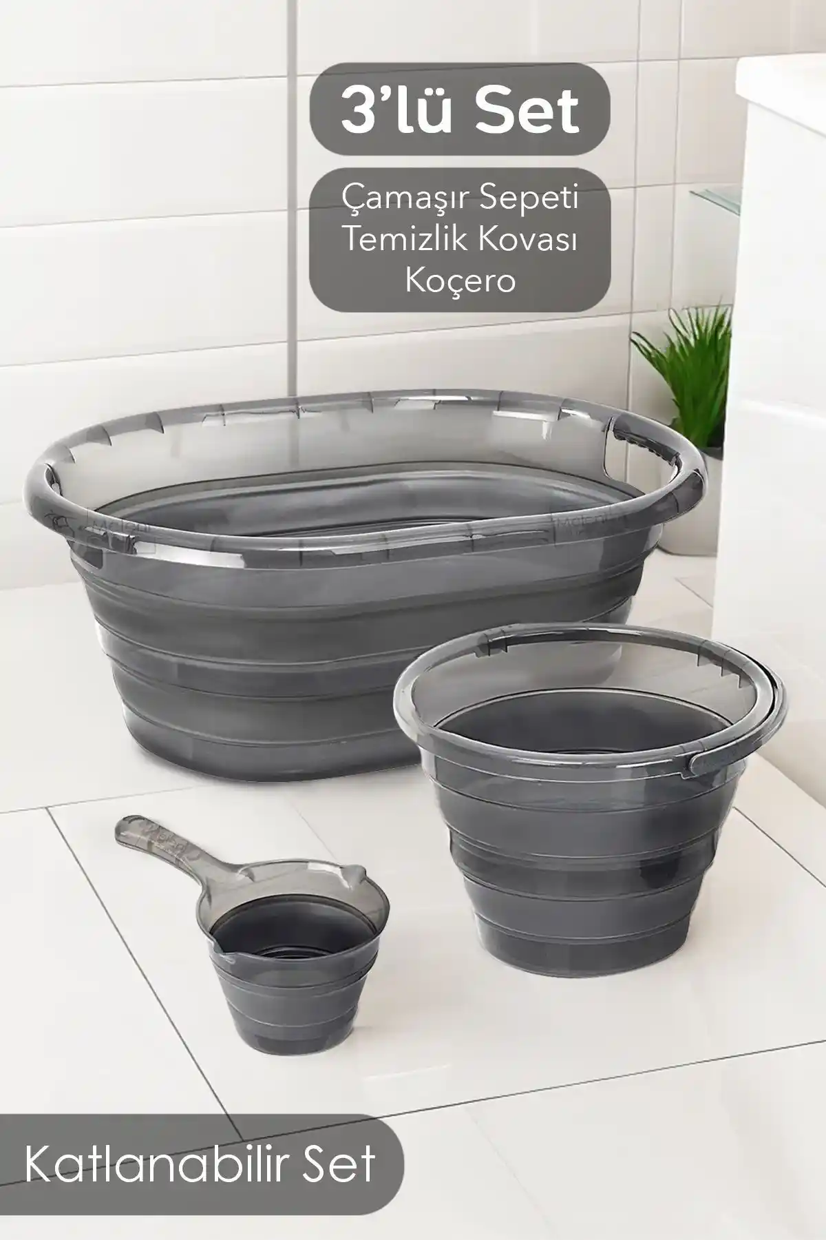 Meleni Home 3'lü Temizlik Seti: Pratik ve Şık Ev Düzeni Çözümleri