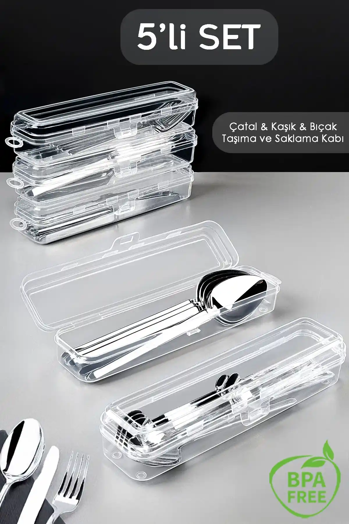 Meleni Home 5'li Saklama Kutusu Seti ile Mutfak Düzeni ve Şıklık Sağlama