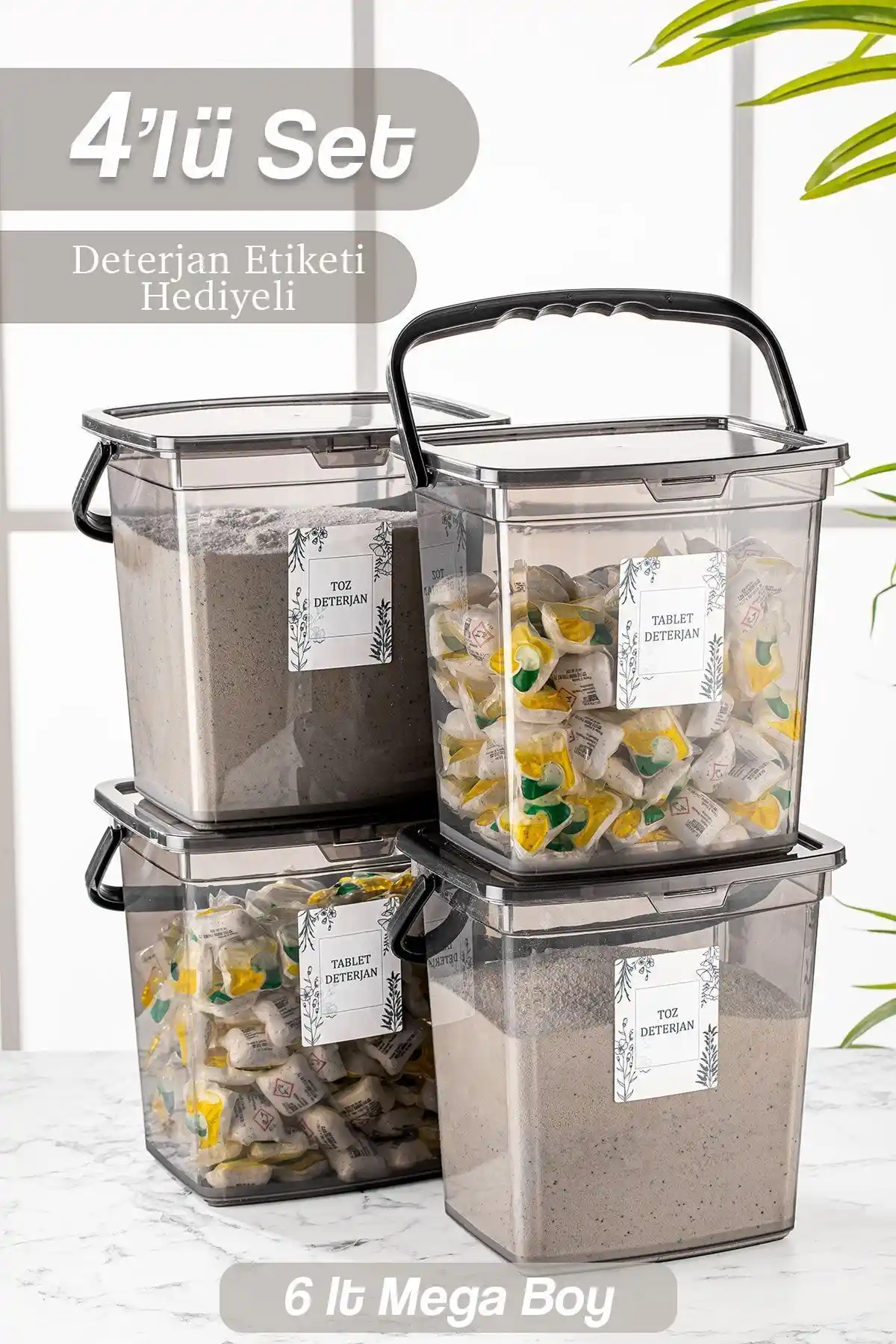 Meleni Home ve Vienev Deterjan Saklama Kabı Karşılaştırması: Kapasite ve Tasarım Analizi