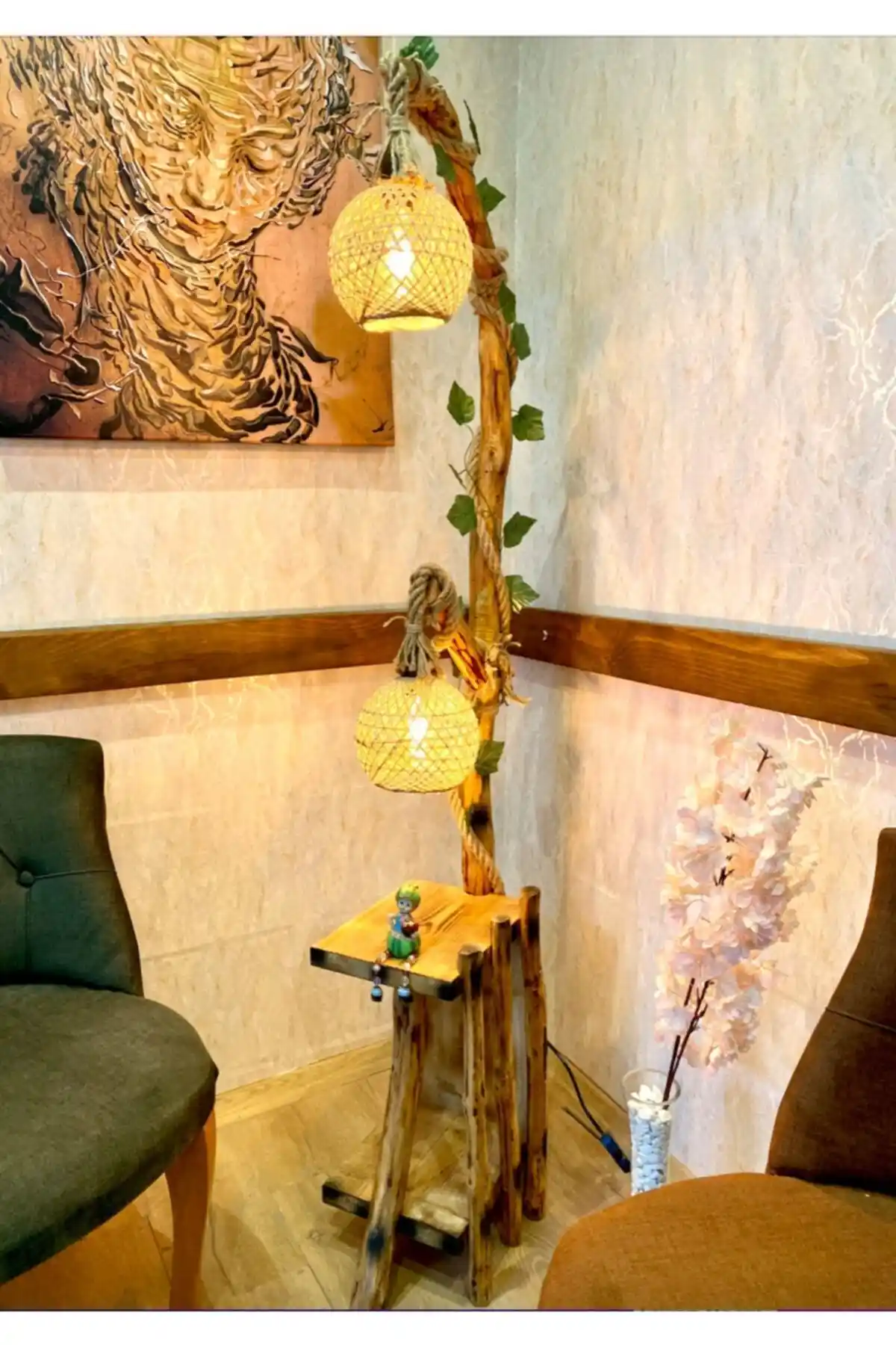 menalART Doğal Ağaç Lambaderleri ile Sıcak ve Şık Ortamlar Yaratın