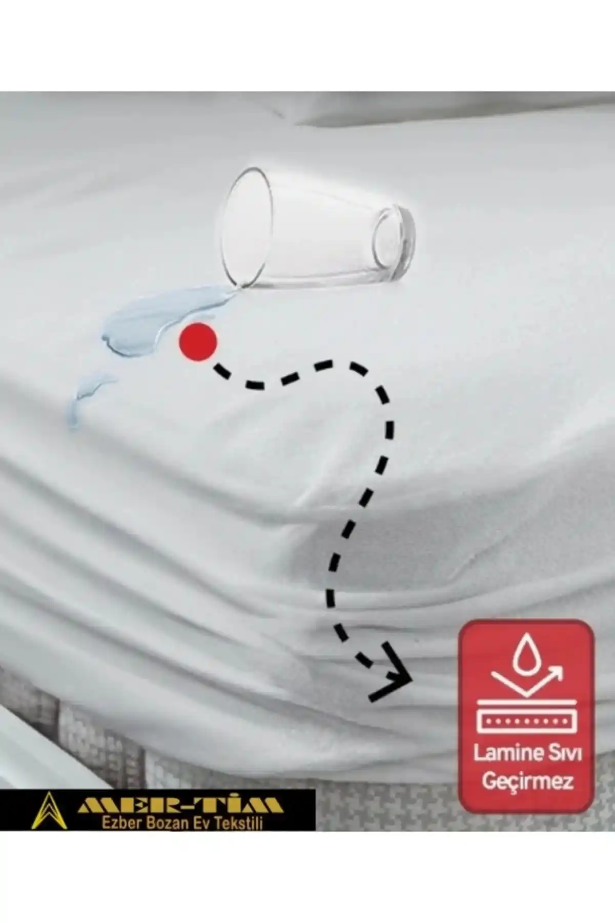 Mer-tim Çift Kişilik Sıvı Geçirmez Lastikli Alez Yatak Koruma ve Konfor Artırıcı Özellikler