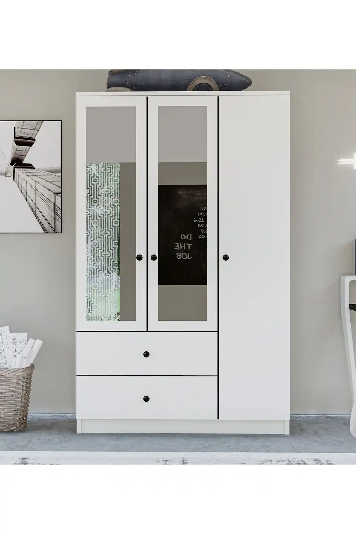 Metalia Gm 853 Home Gardırop: Modern ve Dayanıklı Yatak Odası Depolama Çözümü