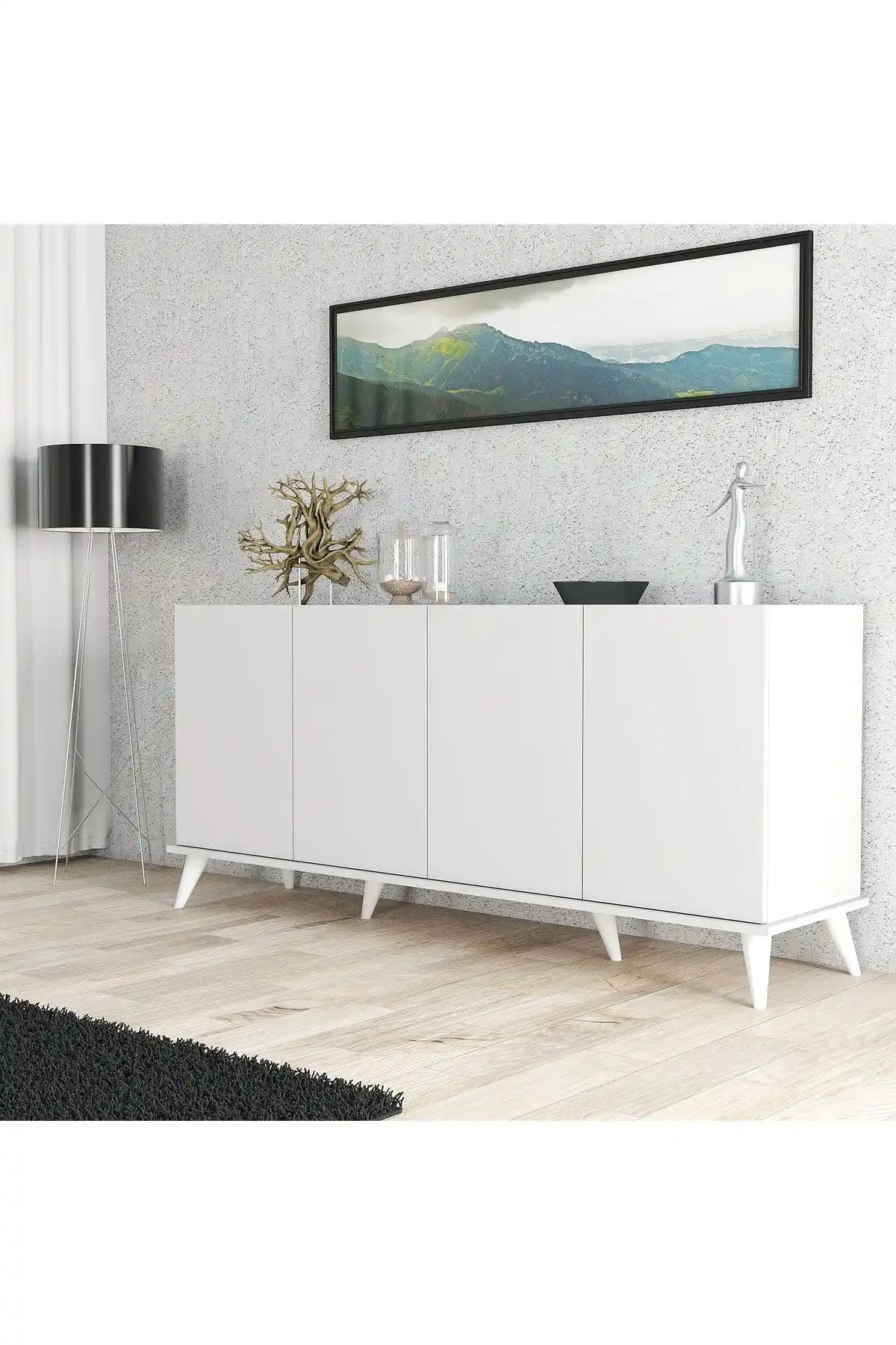 Mezza 1602 Elegante Modern ve Şık Konsol, Dayanıklı Malzeme ve Kolay Kurulum