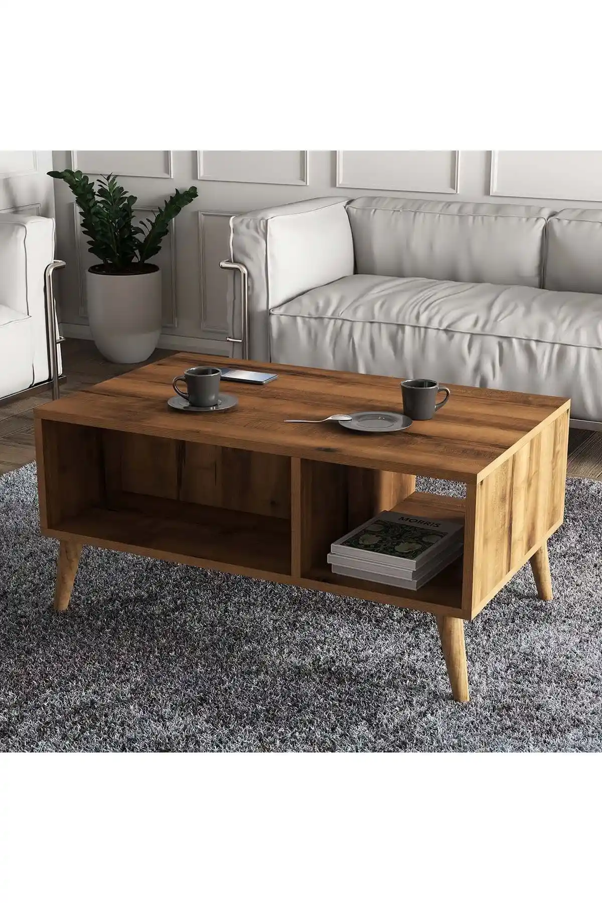 Mezza 2072 Exxen Orta Sehpa: Şık ve Dayanıklı Retro Mobilya Seçeneği