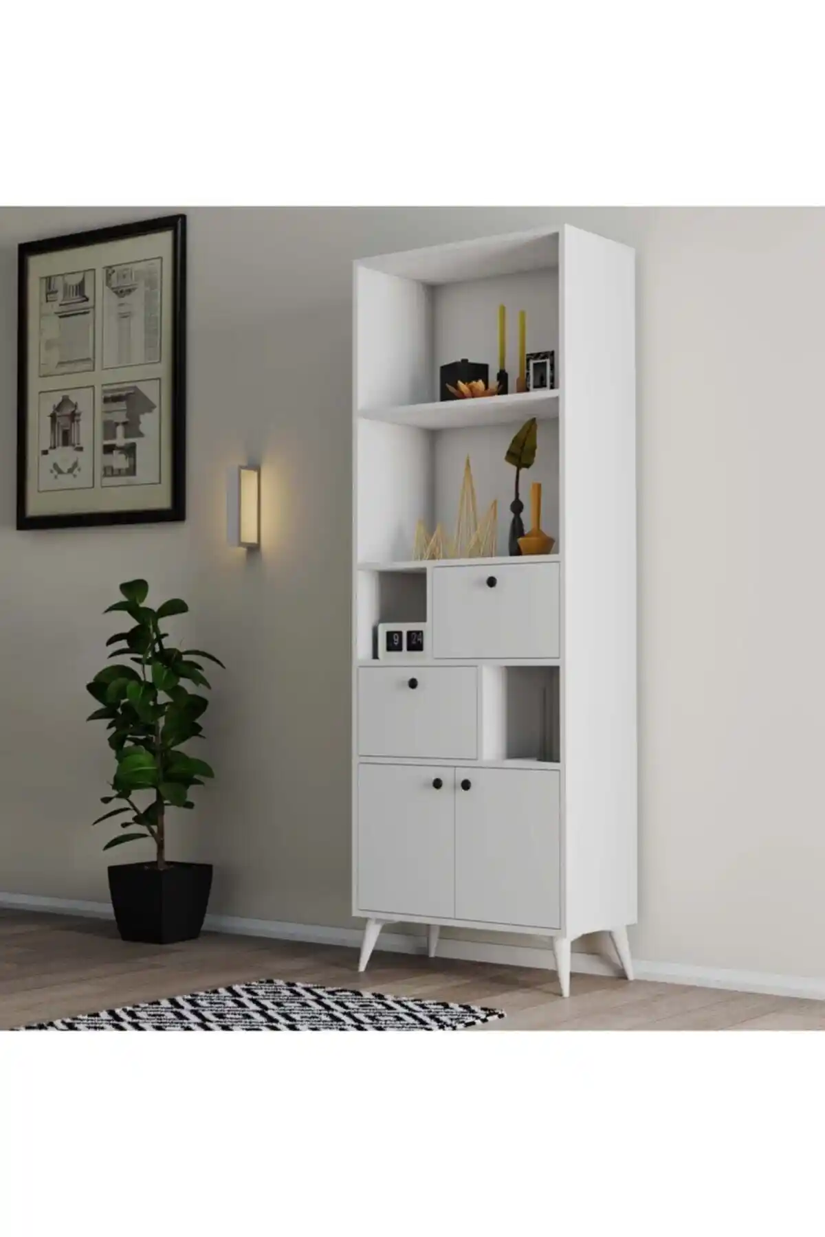 Mezza Ninova Kitaplık: Estetik ve Fonksiyonellik Sunan Modern Depolama Çözümü