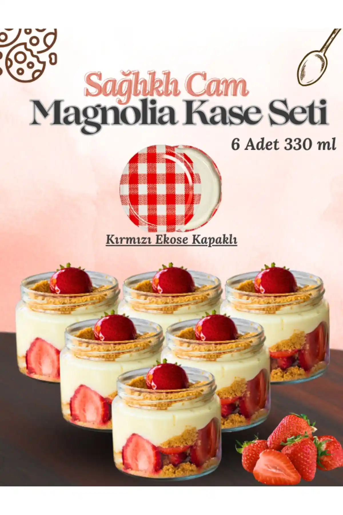 Milea 6'lı Magnolya Bardak Seti Modern Tasarım ve Dayanıklılık Sunar