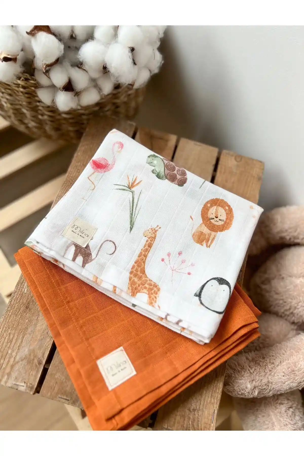 Milna Baby&Kids Çok Amaçlı Müslin Battaniye Seti: Konforlu ve Estetik Çocuk Ürünleri