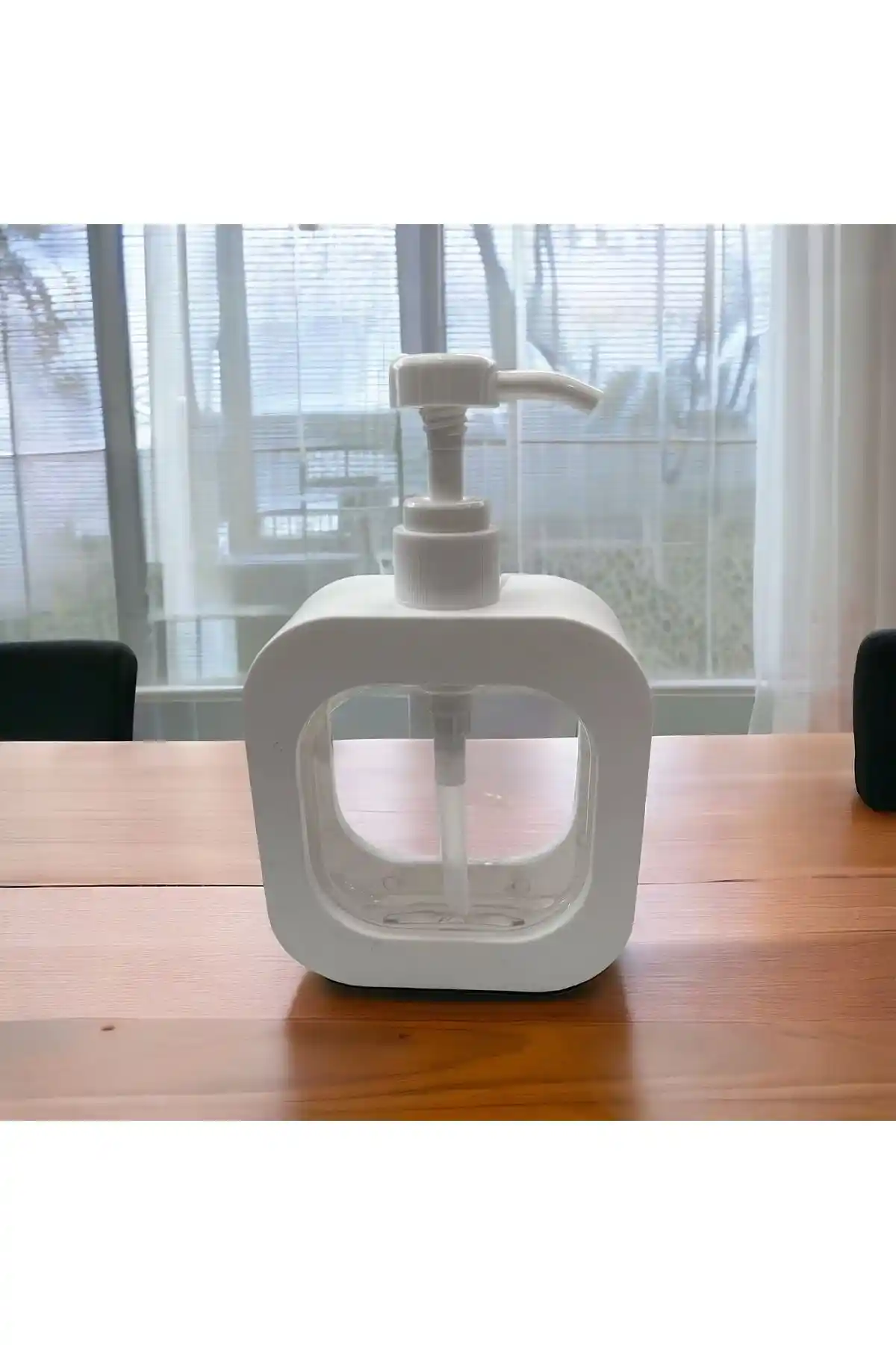 MİMOZA PARK 400 ml Dikdörtgen Sıvı Sabunluk Banyo ve Mutfak İçin Modern Tasarım