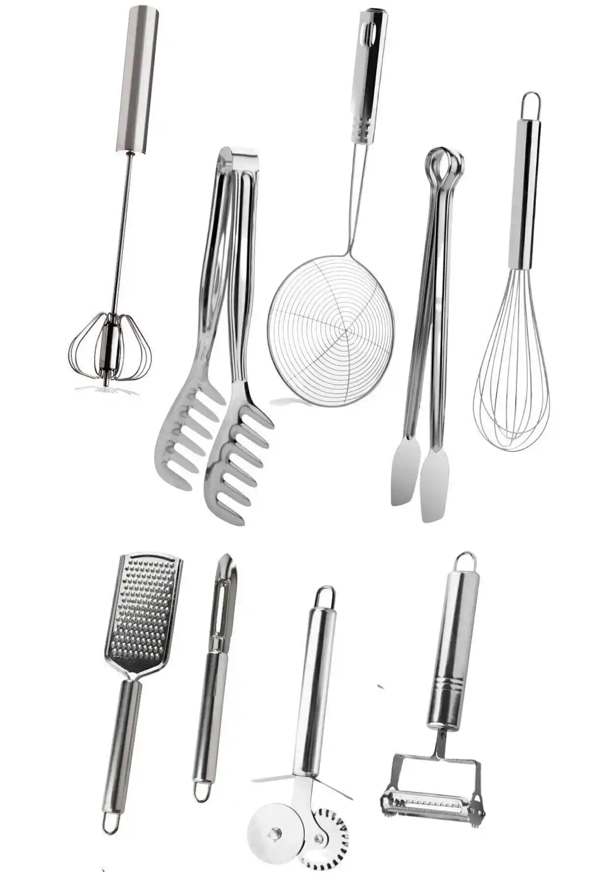 Mirilliahome 9 Parça Paslanmaz Çelik Mutfak Seti Detaylı İnceleme ve Özellikleri