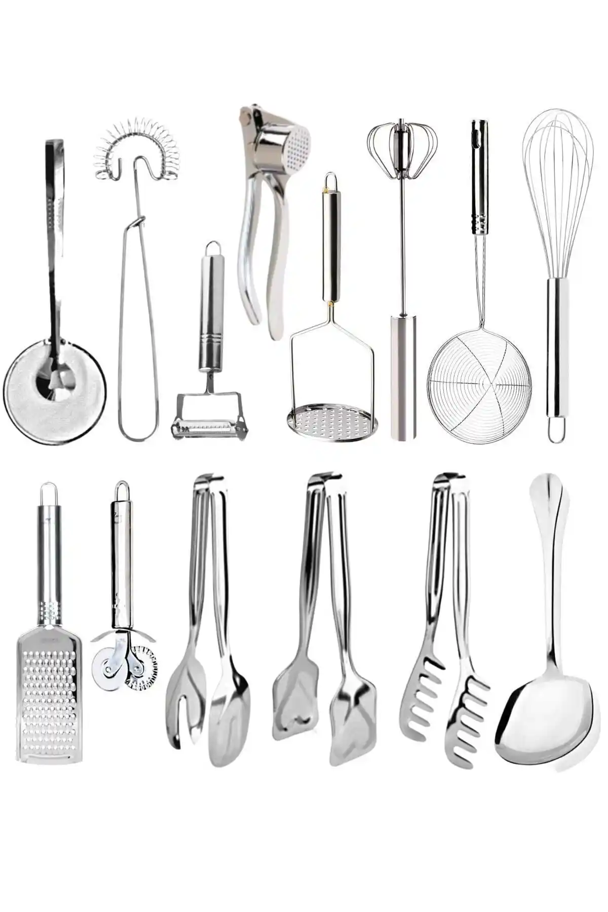 Mirilliahome Mutfak Setleri Karşılaştırması: 14 Parça ve 5 Parça Çelik Setlerin Özellikleri