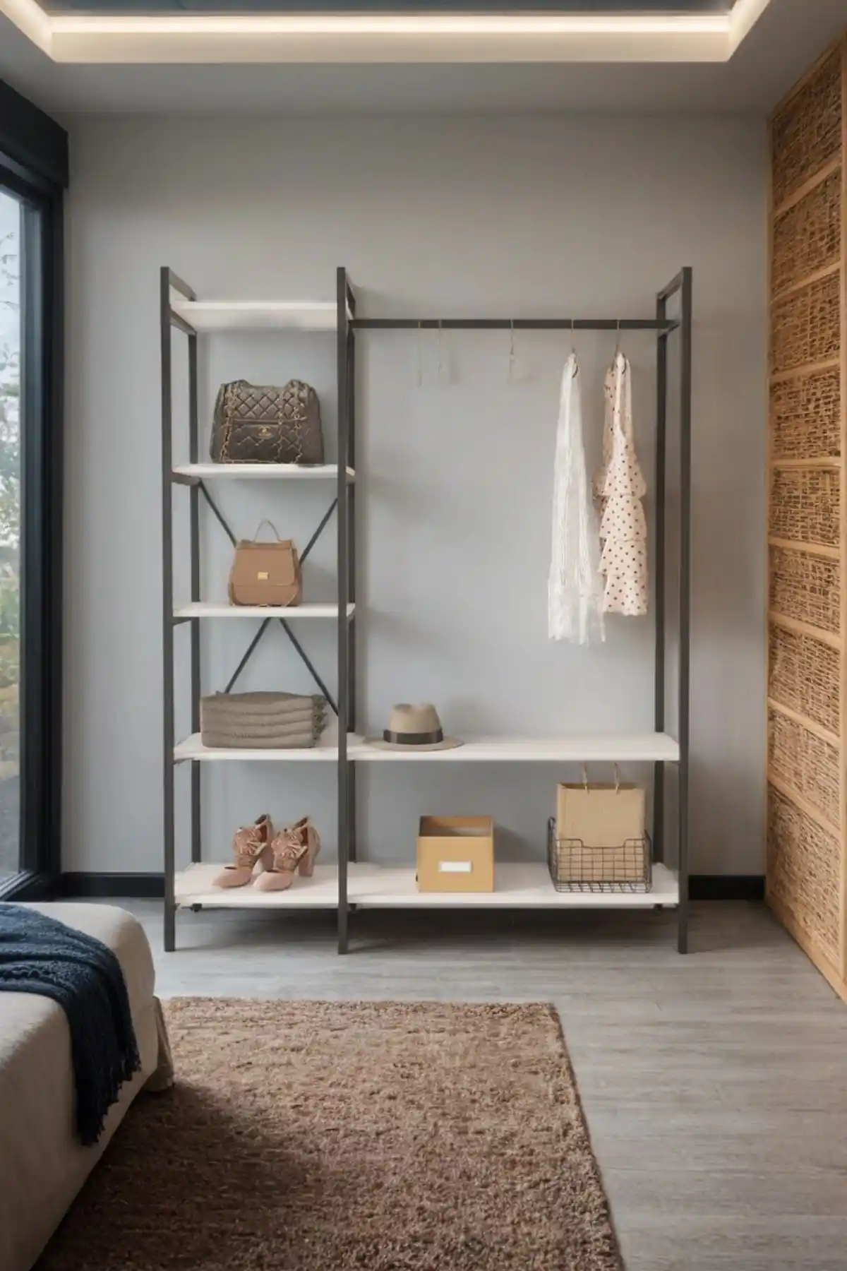 Mobitopya Nilamu Elbise Dolabı İsveç tarzını yansıtan minimalist ve dayanıklı tasarım