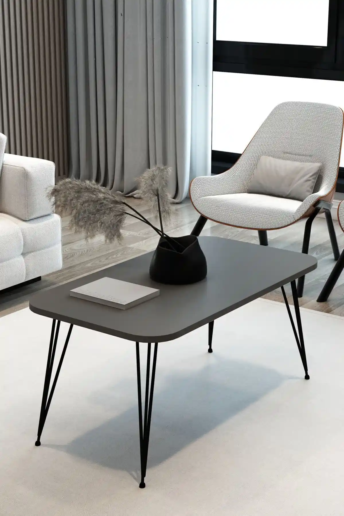 Modalanka Dikdörtgen Orta Sehpa: Modern ve Şık Tasarım ile Dekorasyonunuza Zarif Dokunuşlar