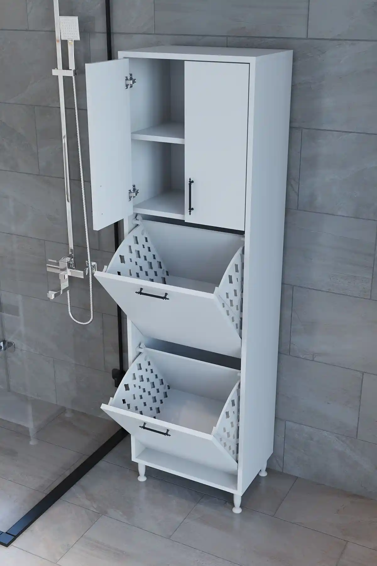 Modern Banyo Düzenleme İçin Makbulce Nergiz ve MOBİLİQUE Verona Dolap Karşılaştırması