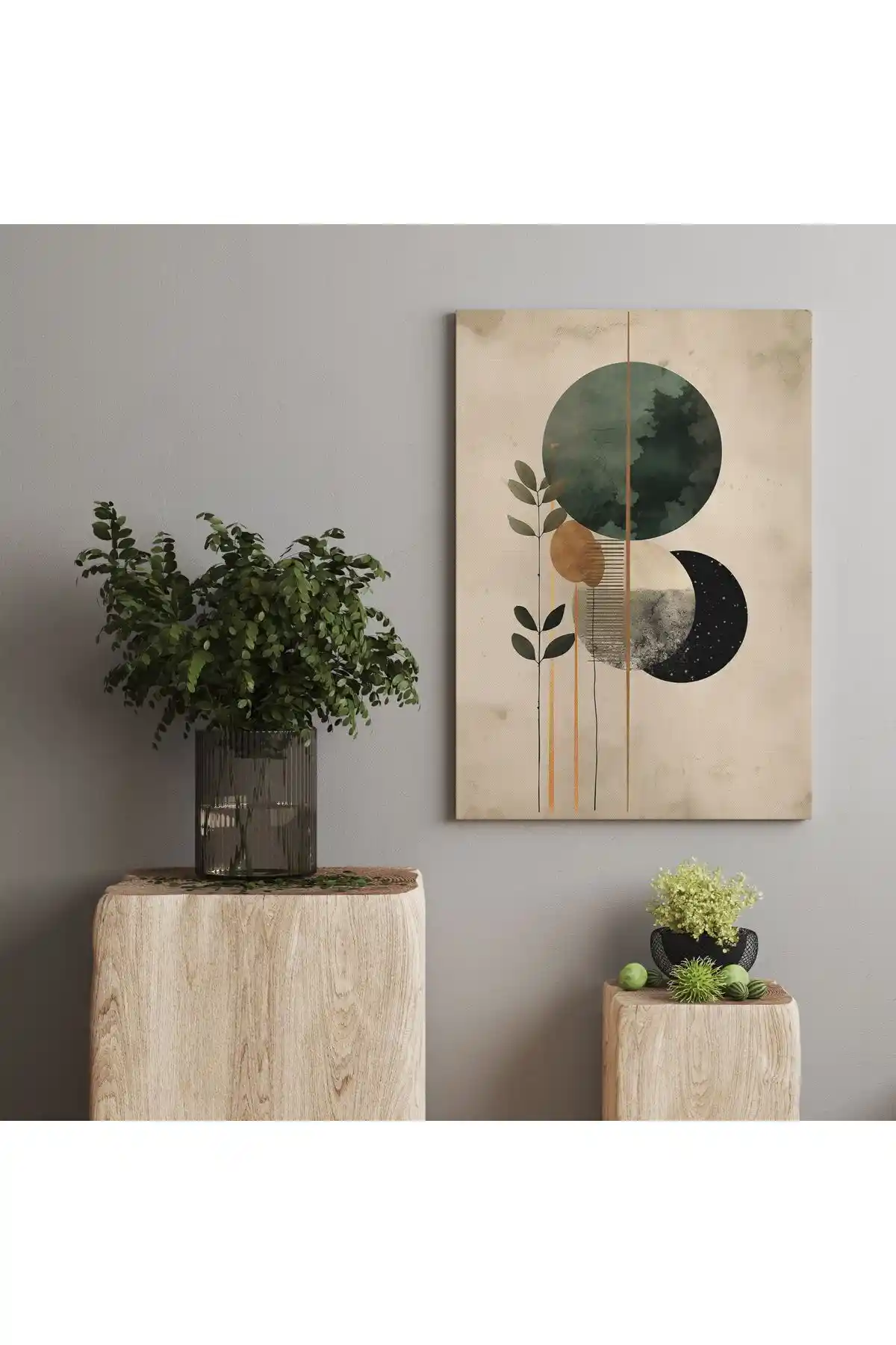 Modern Ev Dekorasyonu İçin Renkli Kanvas Tablo 45x65 cm Şık ve Dayanıklı Tasarım