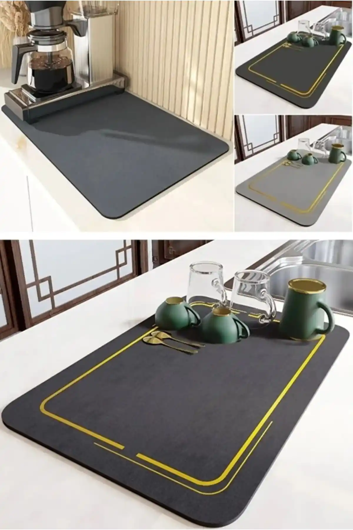 Modern Mutfaklar İçin Şık ve İşlevsel Bulaşık Kurutma Örtüsü Özellikleri