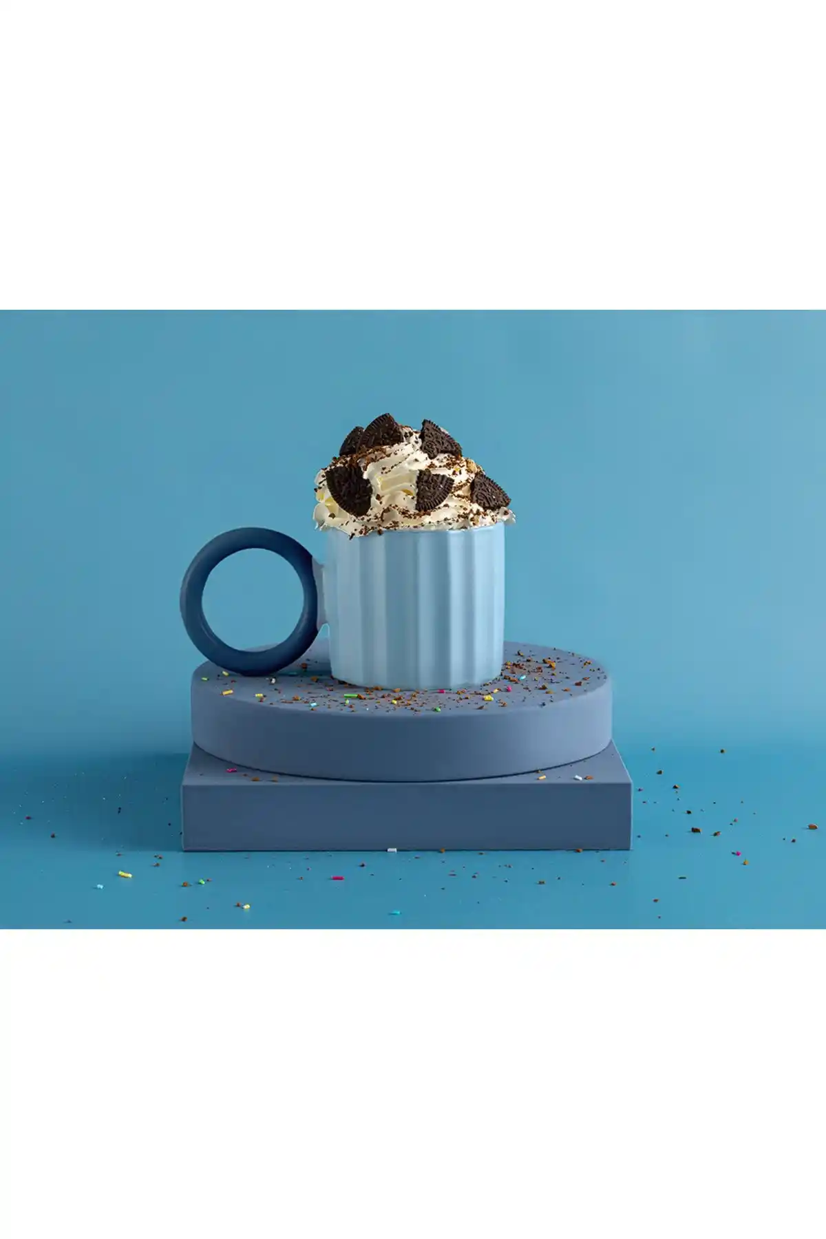 Modern Tasarımlı Angled New Bone China Kupa ile Günlük Keyfi Artırın