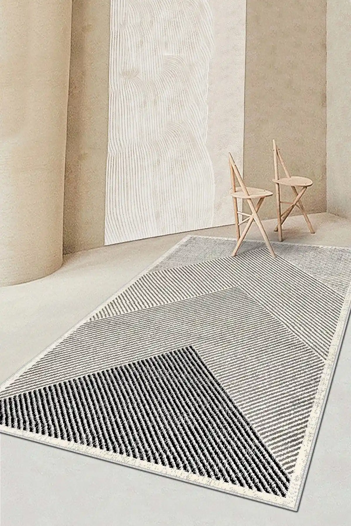 Modern ve İşlevsel Bej Renkli Kaymaz Yıkanabilir Mutfak Halısı Özellikleri ve Kullanım İpuçları