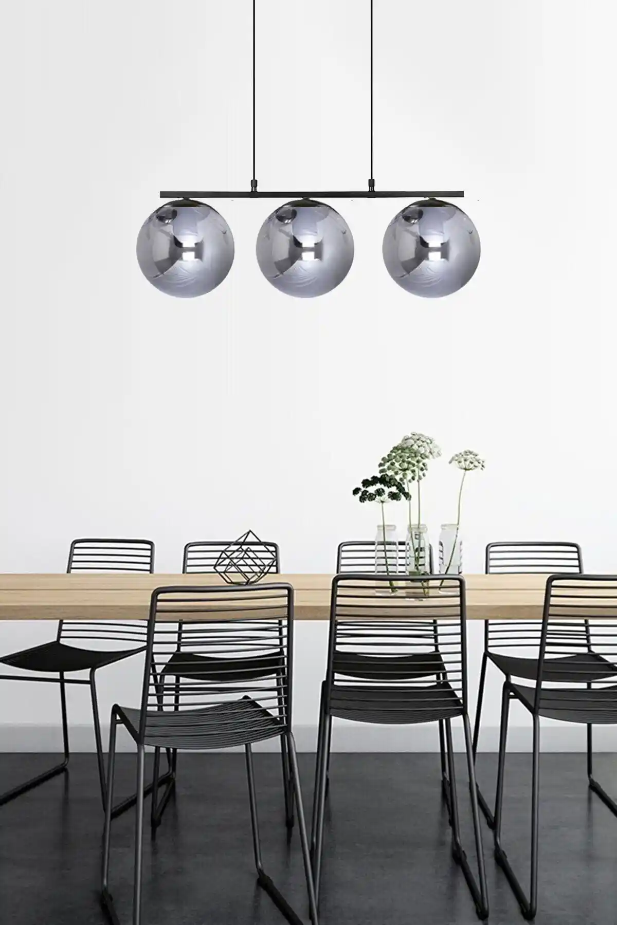 Modern ve Şık Fer Avize Sezar Oturma Odaları İçin Estetik Aydınlatma Çözümü