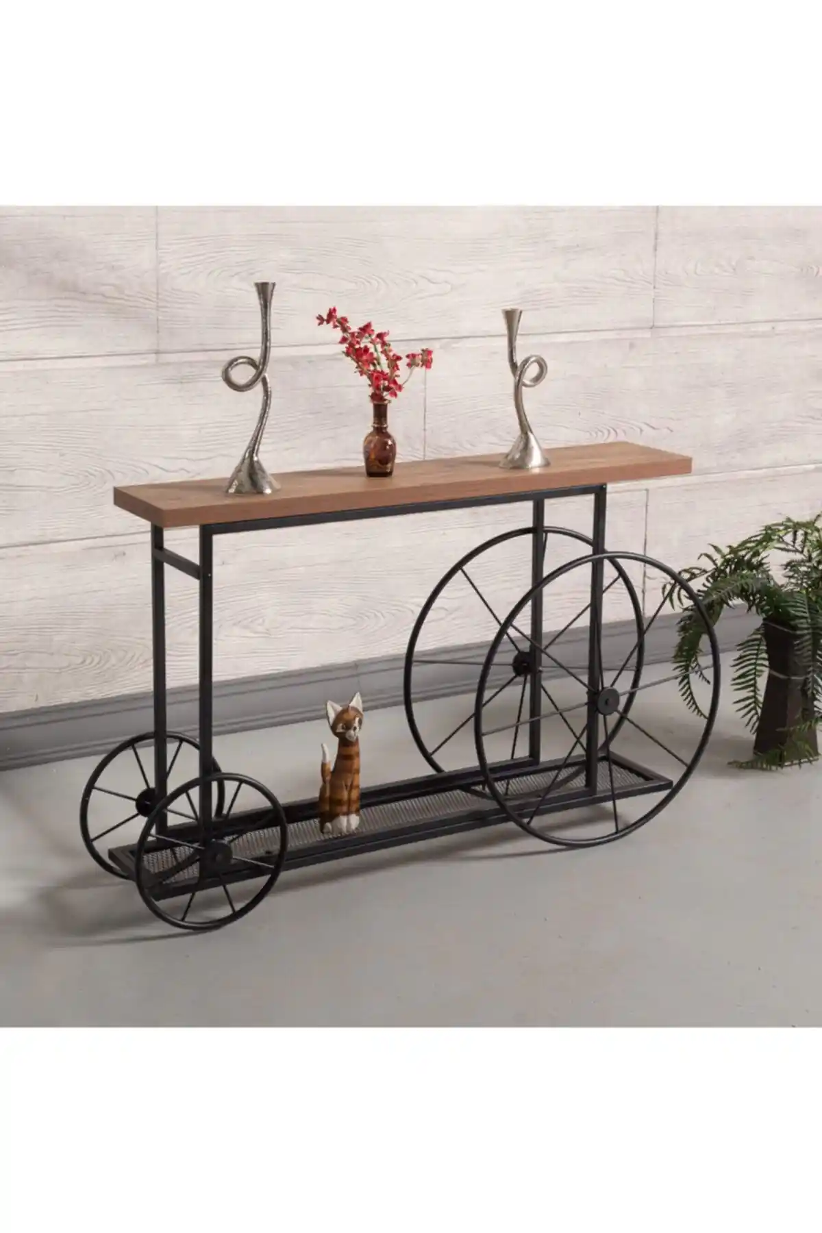 Modern ve Şık Tekerlekli Dresuar Konsol 1061 Ev Dekorasyonuna Zarif Dokunuş