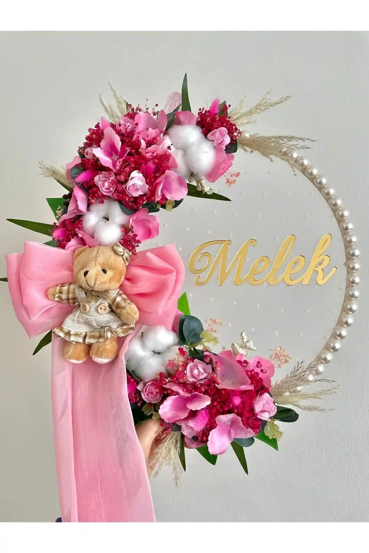 Moshi Design Bebek Kapı Süsü Çocuk Odaları İçin Şık ve Dayanıklı Dekoratif Aksesuar