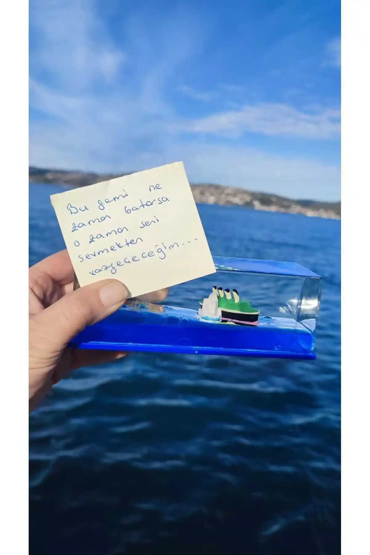 Mureyy Aksesuar Batmayan Gemi Dekoratif Süs Eşyası Modern Tasarım