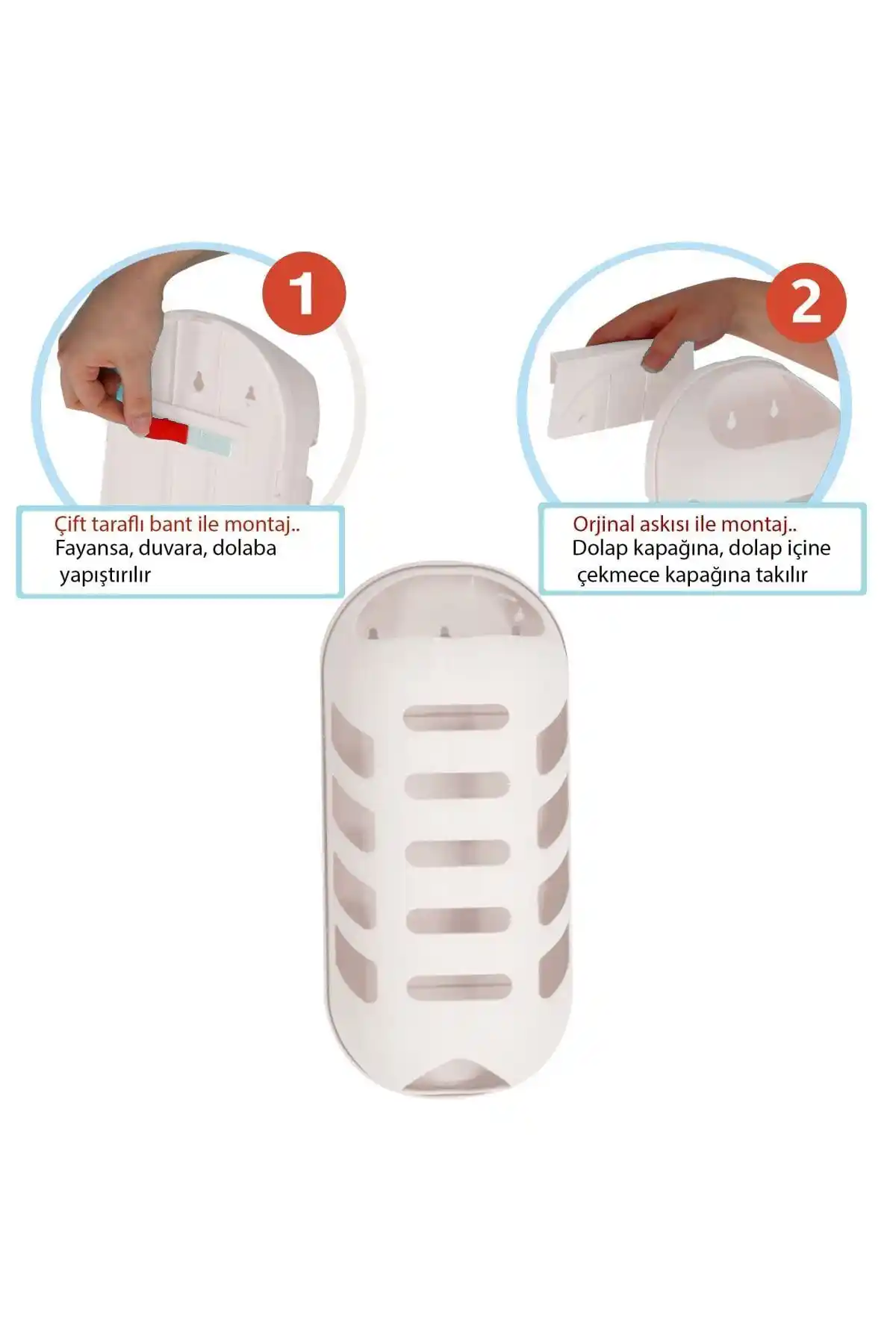 Mutfak Düzenini Sağlayan Beyaz Poşetlik Pratik ve Dayanıklı Tasarım