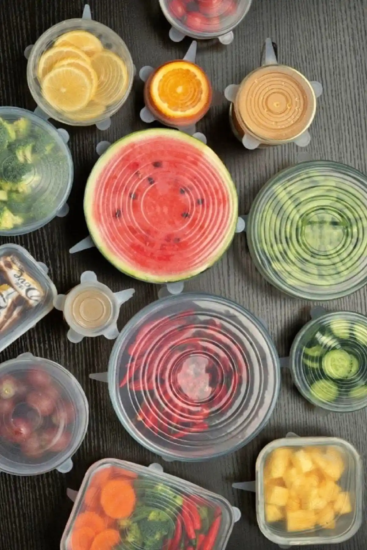 Mutfaklar İçin Yenilikçi Silikon Kapak Seti Sağlıklı ve Pratik Saklama Çözümü