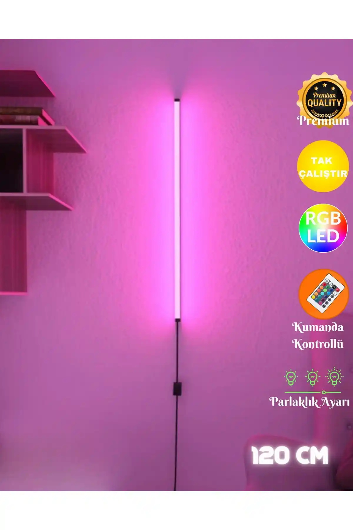 Neeko Uzaktan Kumandalı Köşe RGB LED Abajur Modern ve Fonksiyonel Aydınlatma Çözümü