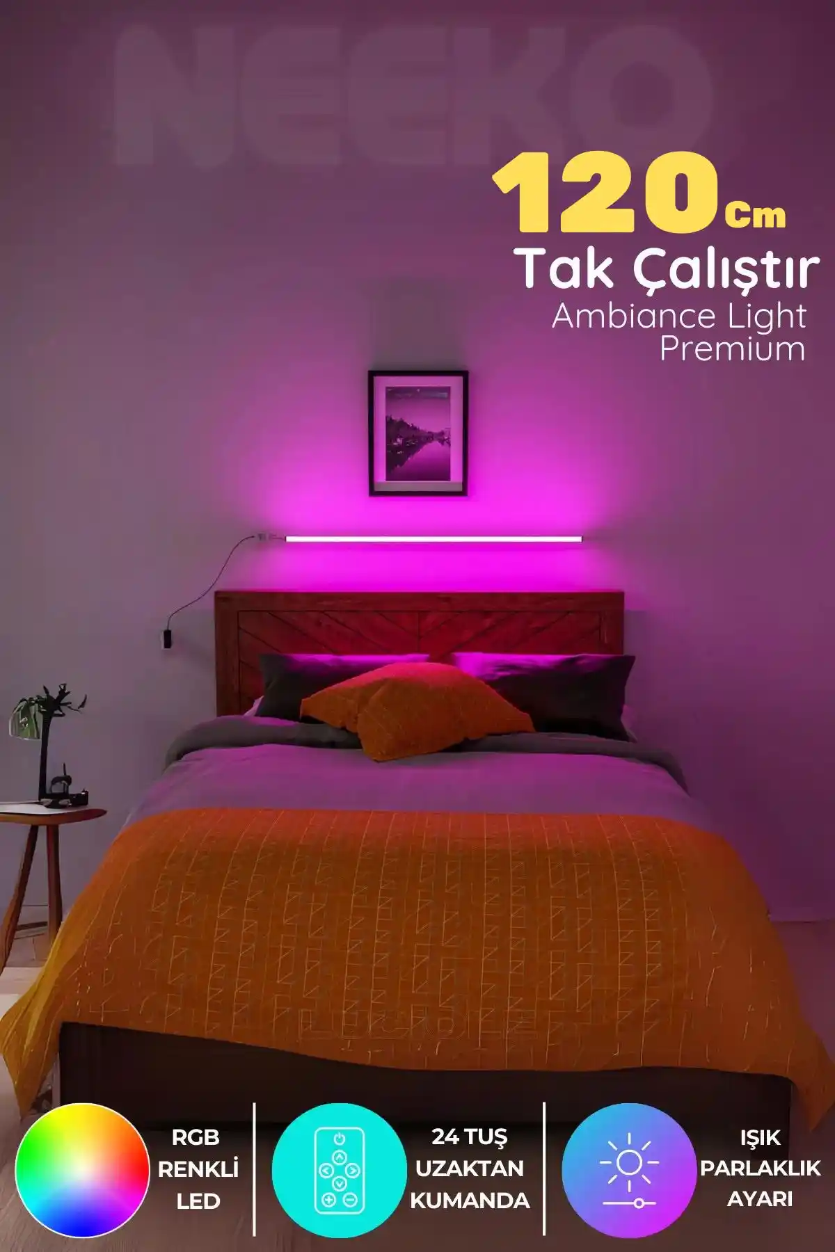 Neeko WALL STICK: Modern Dekorasyon İçin Çok Fonksiyonlu RGB LED Duvar Aplikleri
