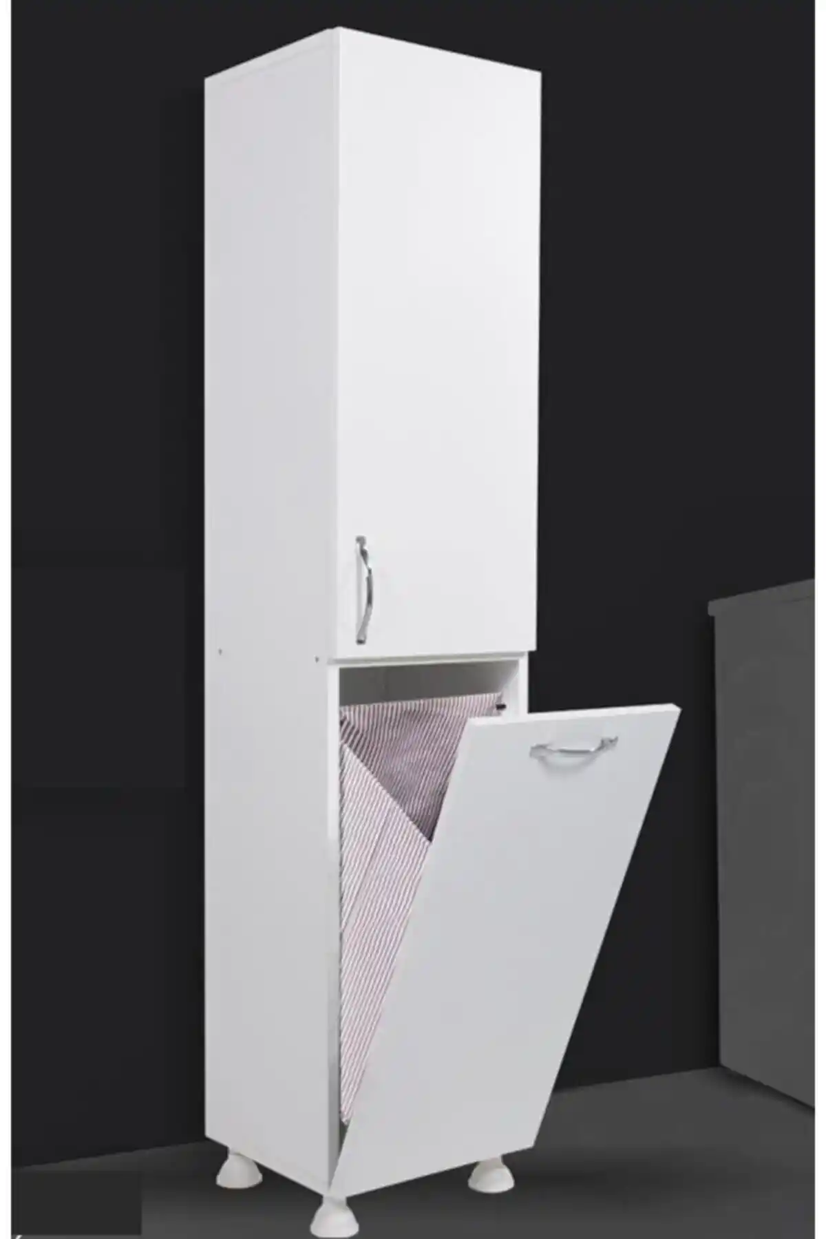 Nesse Shop Kirli Sepetli Çamaşır Dolabı Modern ve Şık Tasarımıyla Geniş İç Hacim Sunar