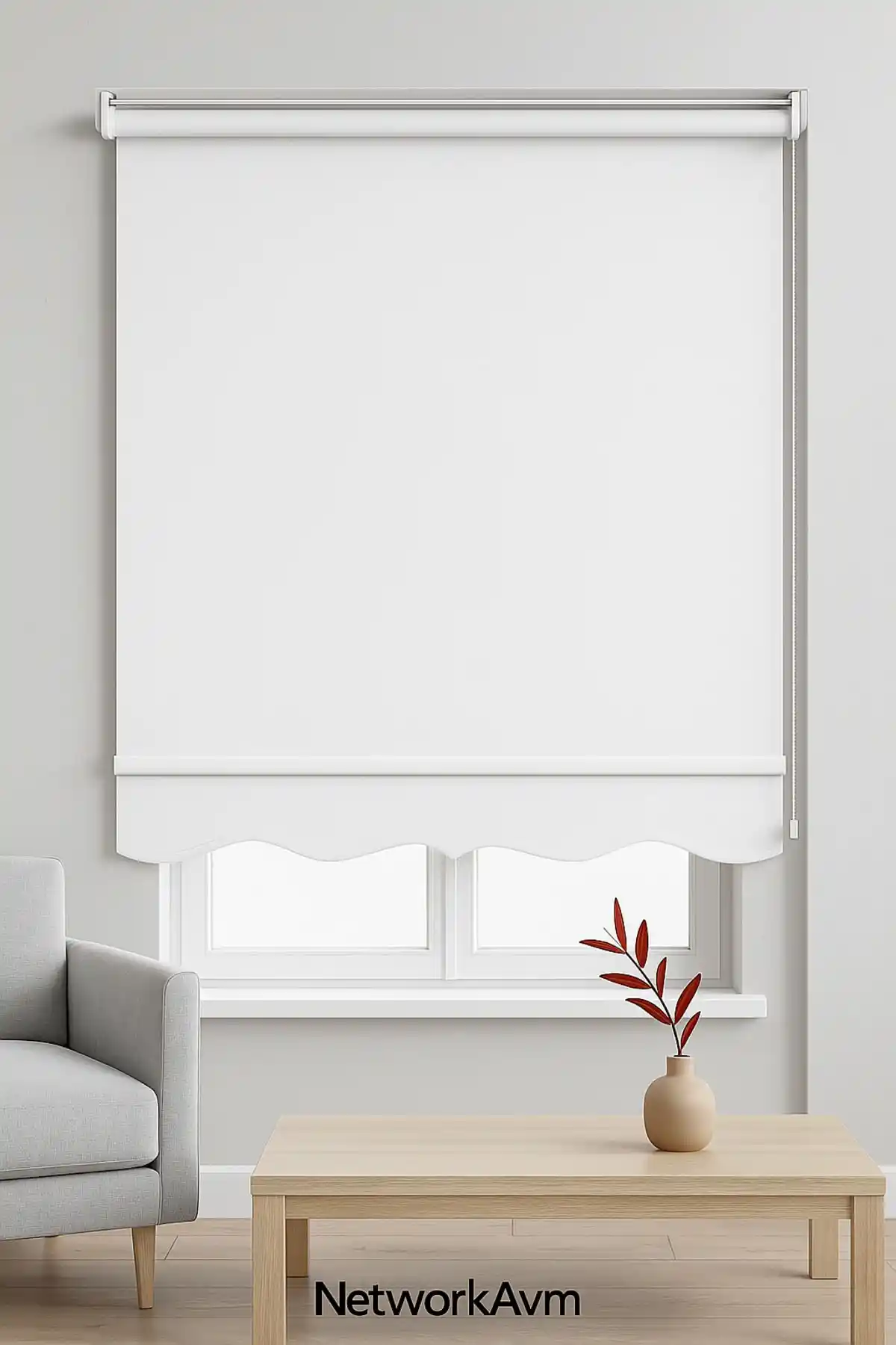 NetworkAvm Beyaz Stor Zebra Güneşlik Perde Eteği: Modern ve Dayanıklı Tasarım Çözümleri