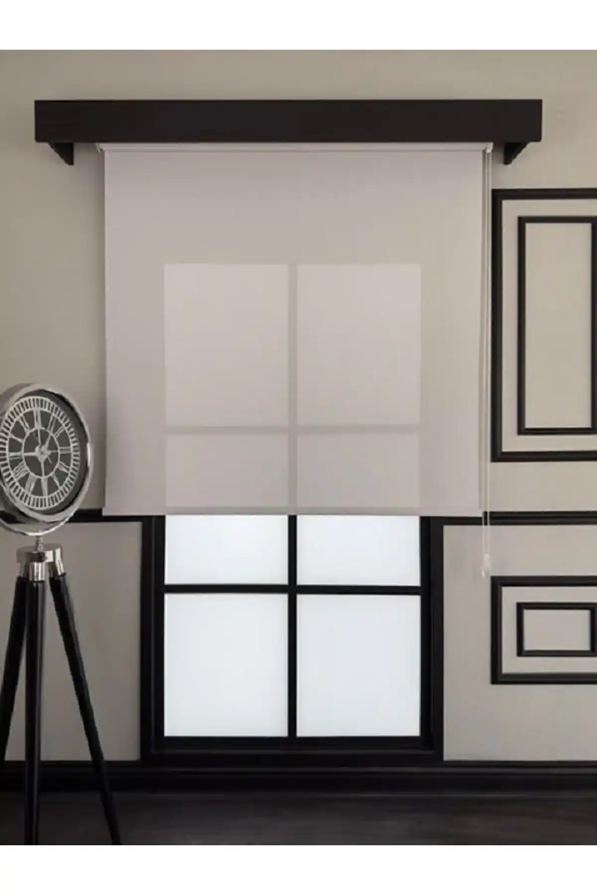 NetworkAvm Ekru Zebra Stor Perde: Şık ve Fonksiyonel İç Mekan Çözümü