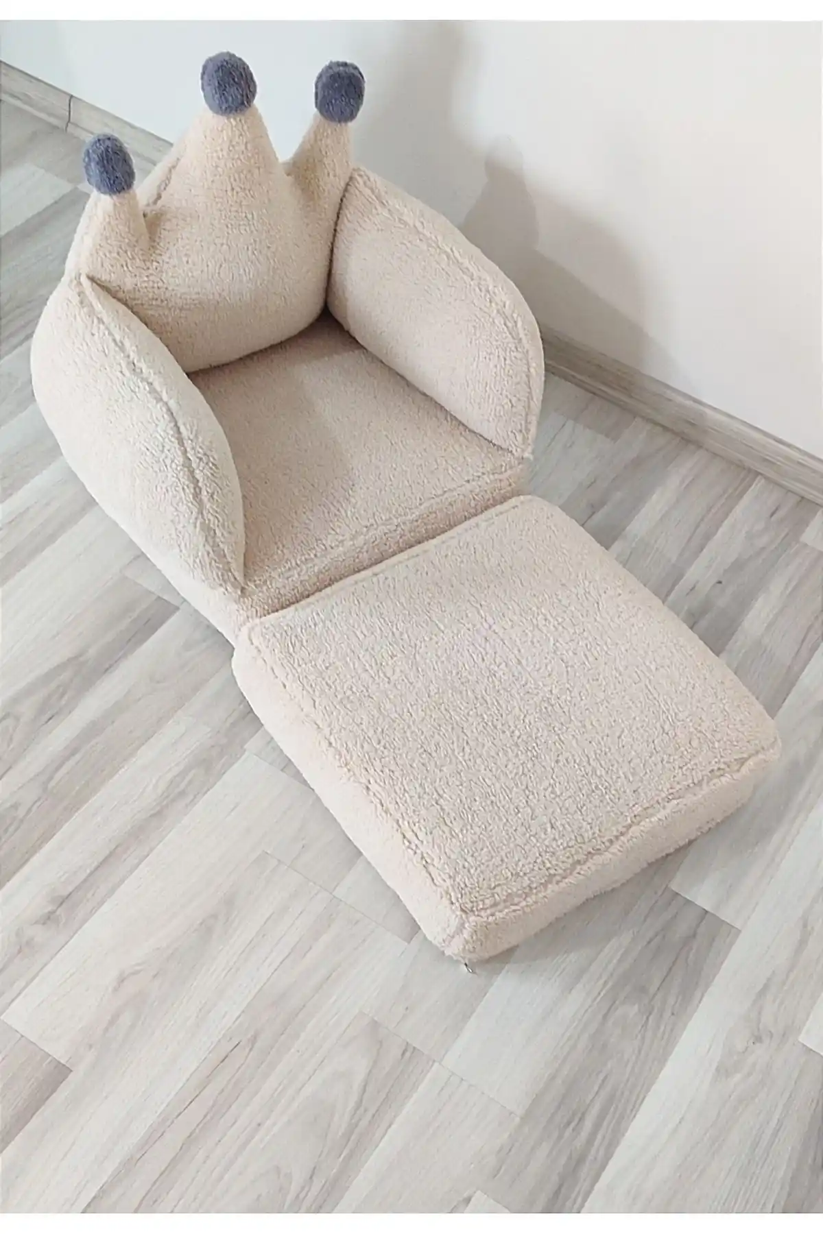 Nisababy Nisa Bebek Açık Bej Renk Çocuk Oyun Koltuğu ve Yatak: Modern ve Çok Yönlü Tasarım