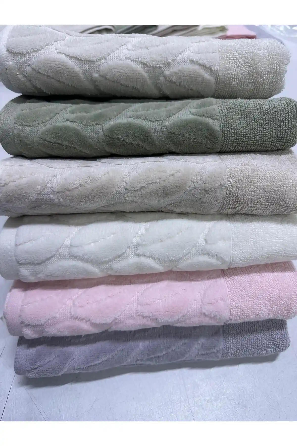 Nurpak %100 Pamuklu Hazal El Yüz Havlusu - Şık ve Yüksek Emicilikli Banyo Aksesuarı