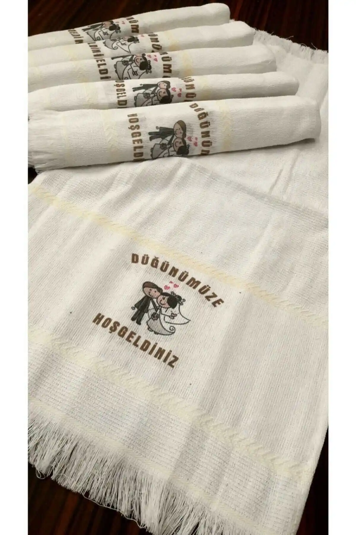 NYK HOME Düğün Havlusu Seti Modern ve Dayanıklı Tasarım ile Uygun Fiyatlı