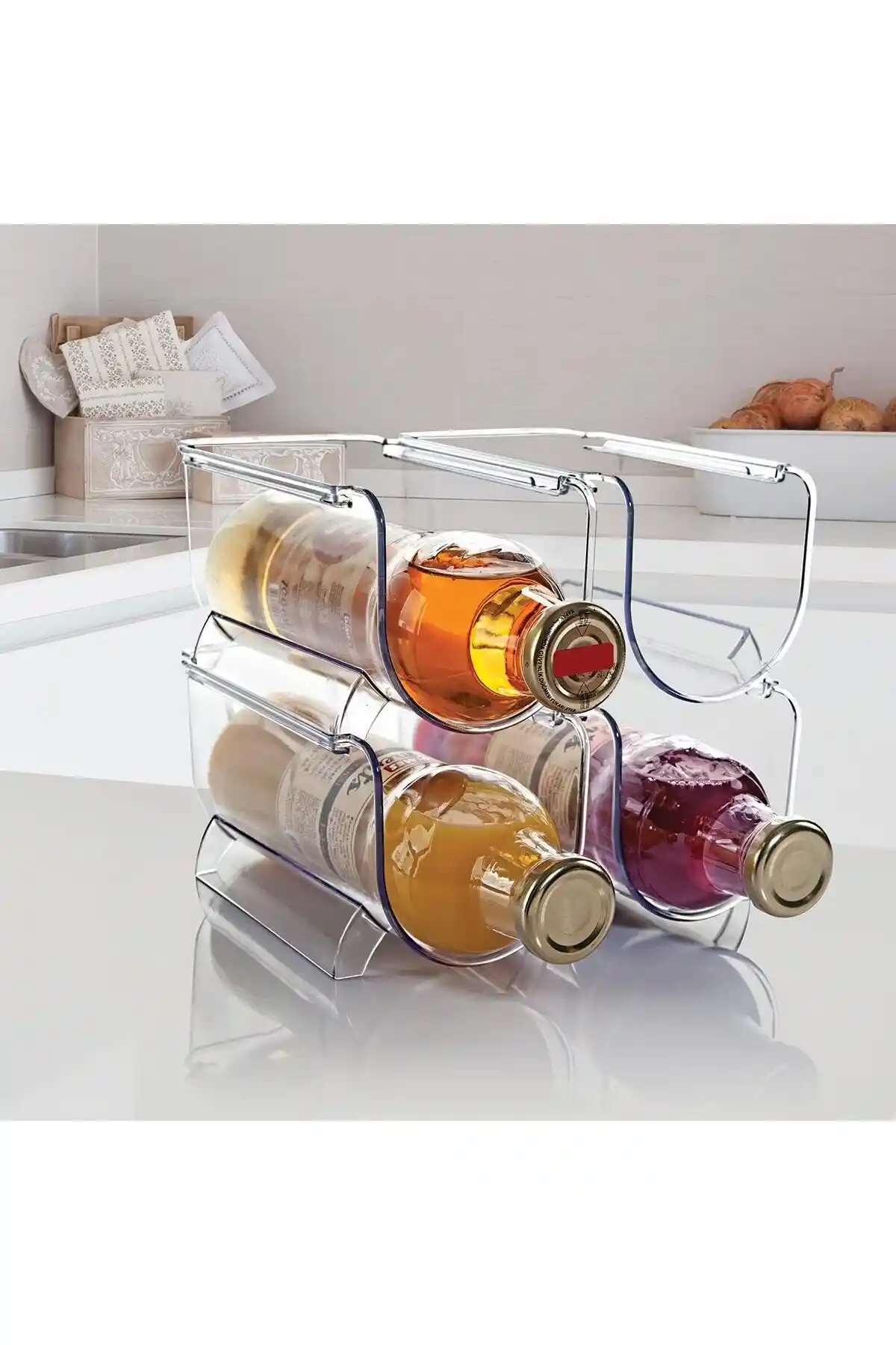 Okyanus Home Buzdolabı Düzenleyici Raf Seti Pratik ve Şık Mutfağınıza Uygun Çözüm