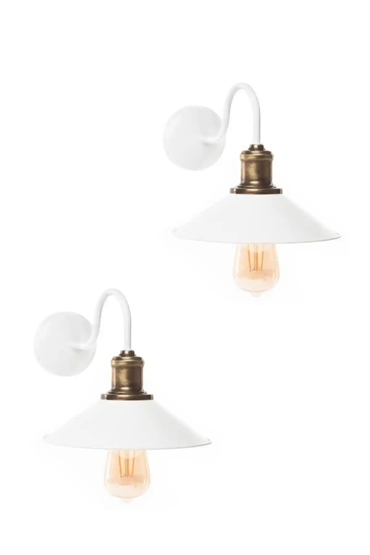 Ömür Avize Beyaz Kasa Duvar Aplik: Modern ve Vintage Tarz İçin Dayanıklı Aydınlatma Çözümü