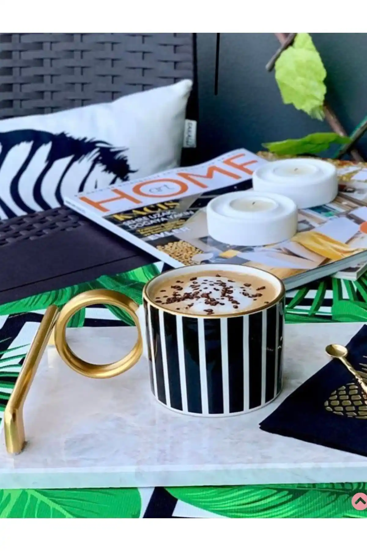 Onedekor Tekli Lüks Piano Black Kupa: Estetik ve Dayanıklılıkla Şıklık Sunar