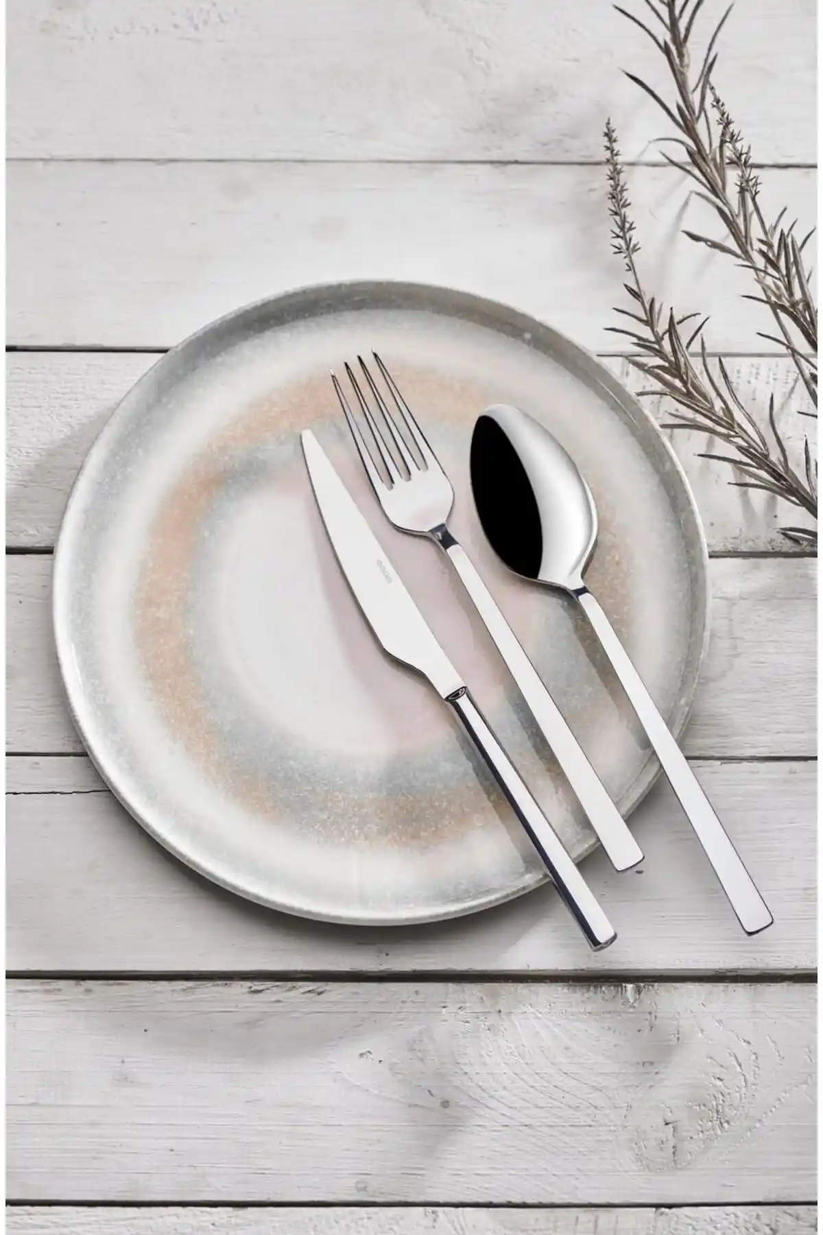 Onon Deniz 36 Parça Çatal Kaşık Bıçak Seti Günlük ve Misafirlik Kullanımı İçin