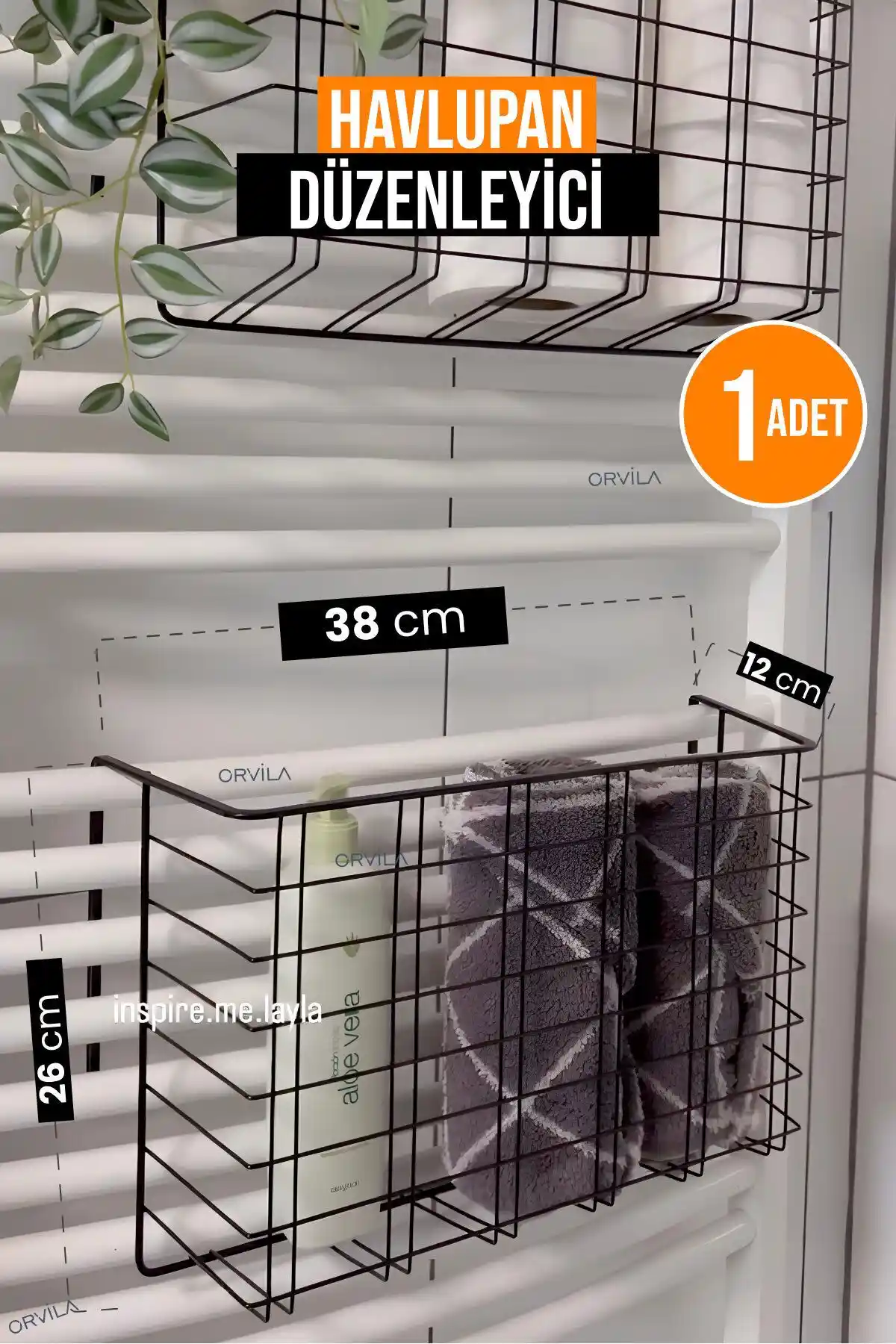 Orvila Çok Amaçlı Havlupan Düzenleyici Modern ve Dayanıklı Tasarım ile Ev Dekorasyonunu Tamamlar