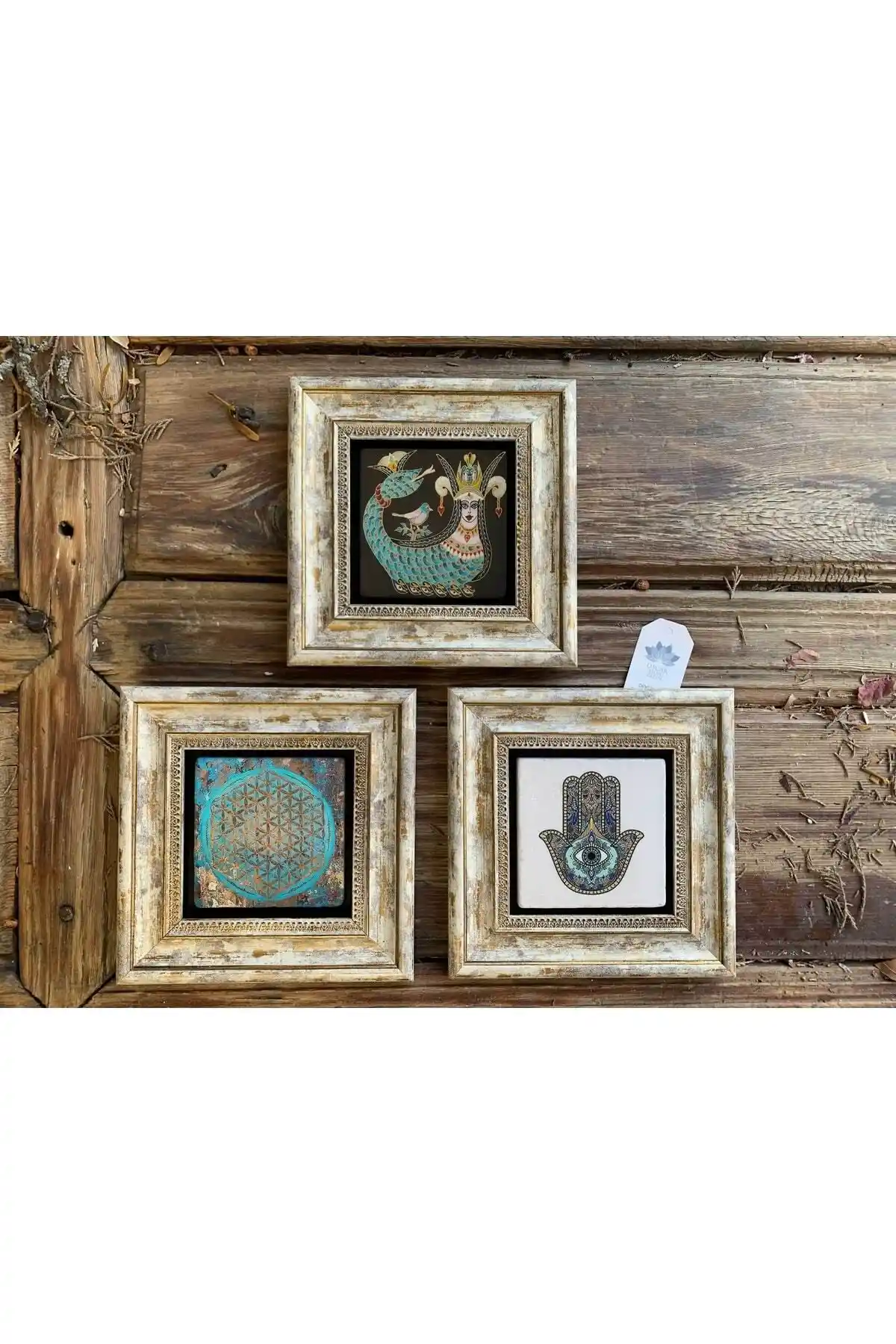 Oscar Stone Decor Çerçeveli Taş Duvar Dekoru Seti Modern ve Dayanıklı Tasarım Özellikleri