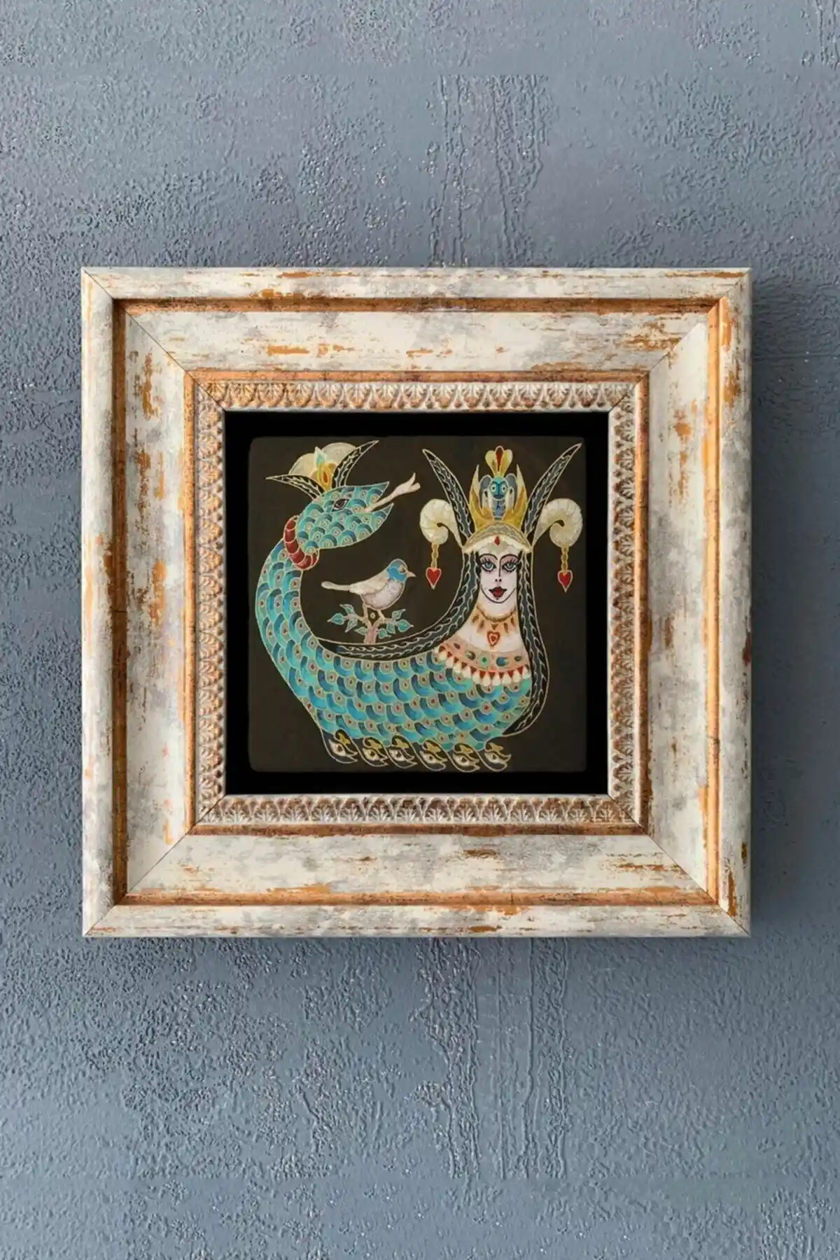 Oscar Stone Decor Şahmeran Tablo: Modern ve Otantik Tasarım ile Evinize Şıklık Katın