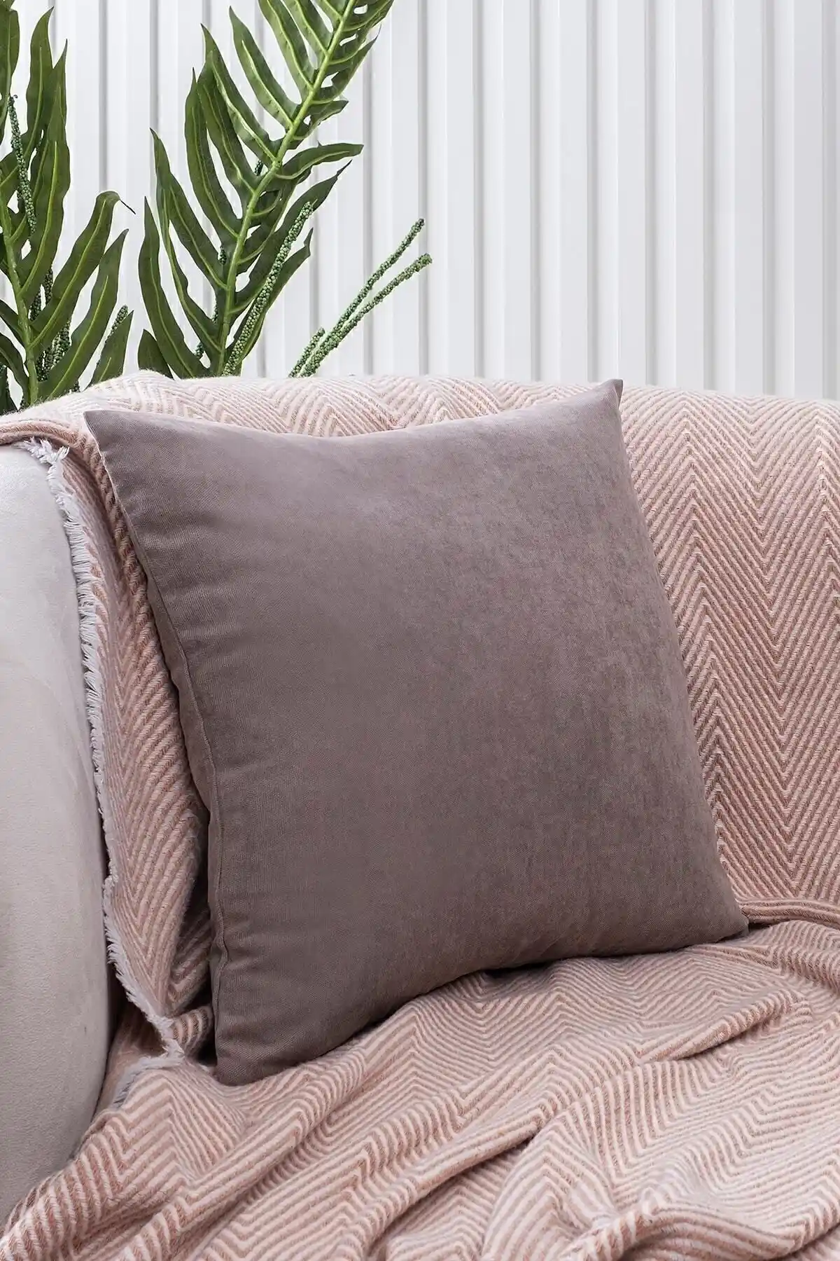 ÖZENEV Toprak Kırlent Kılıfı Modern ve Şık Dekorasyon Unsuru 45x45 ve 30x50 cm Boyutlarla