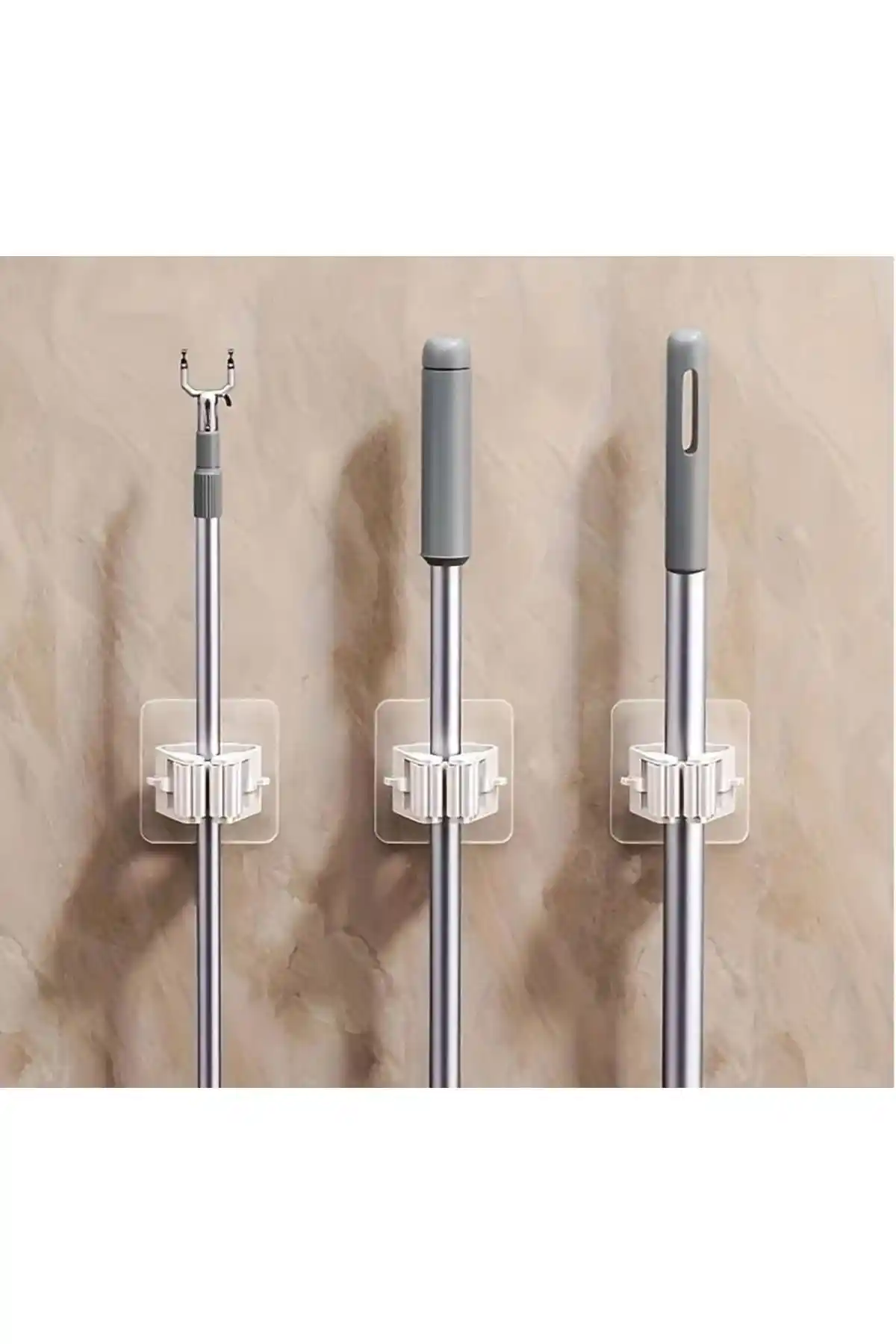 Özlem Toys Pratik Temizlik ve Düzen Seti Dört Parça Fırça Mop Askısı