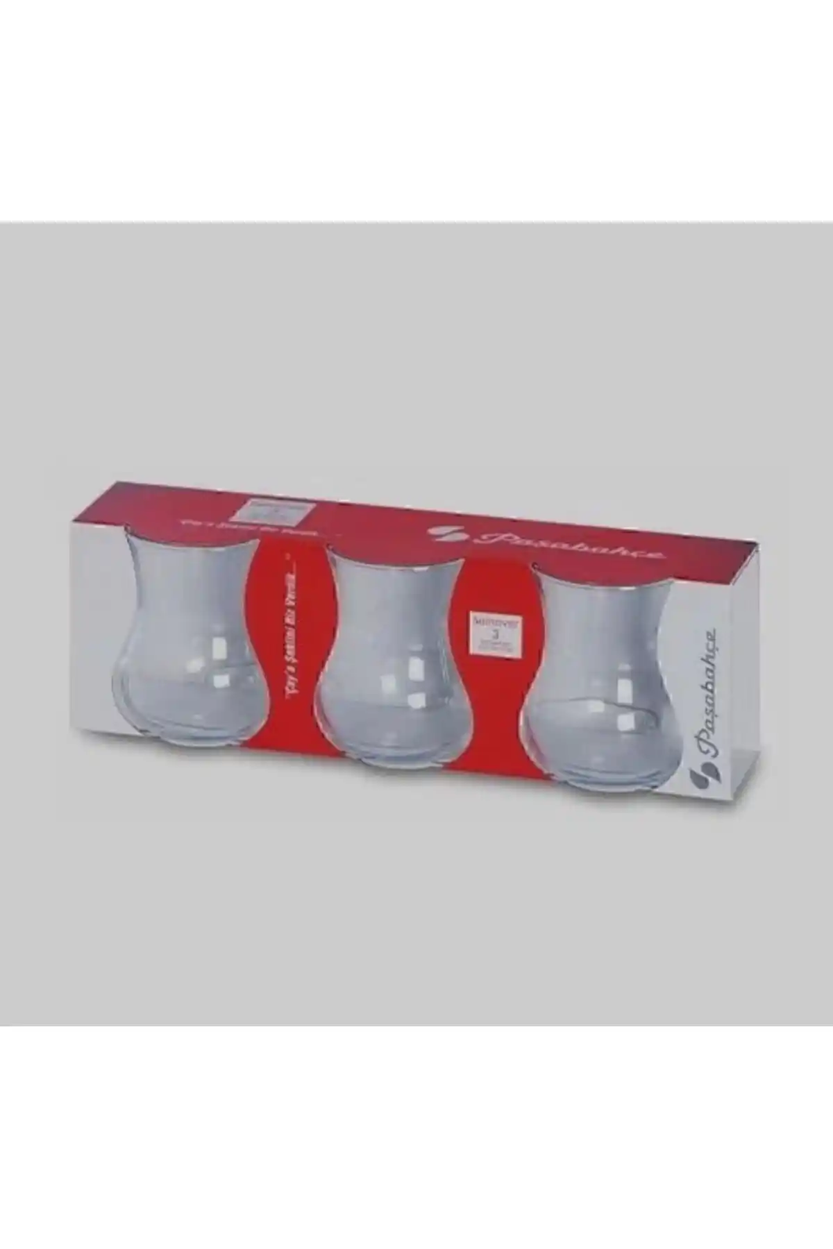 Paşabahçe 3'lü Büyük Cam Çay Bardağı Seti Şıklık ve Fonksiyonellik Sunar